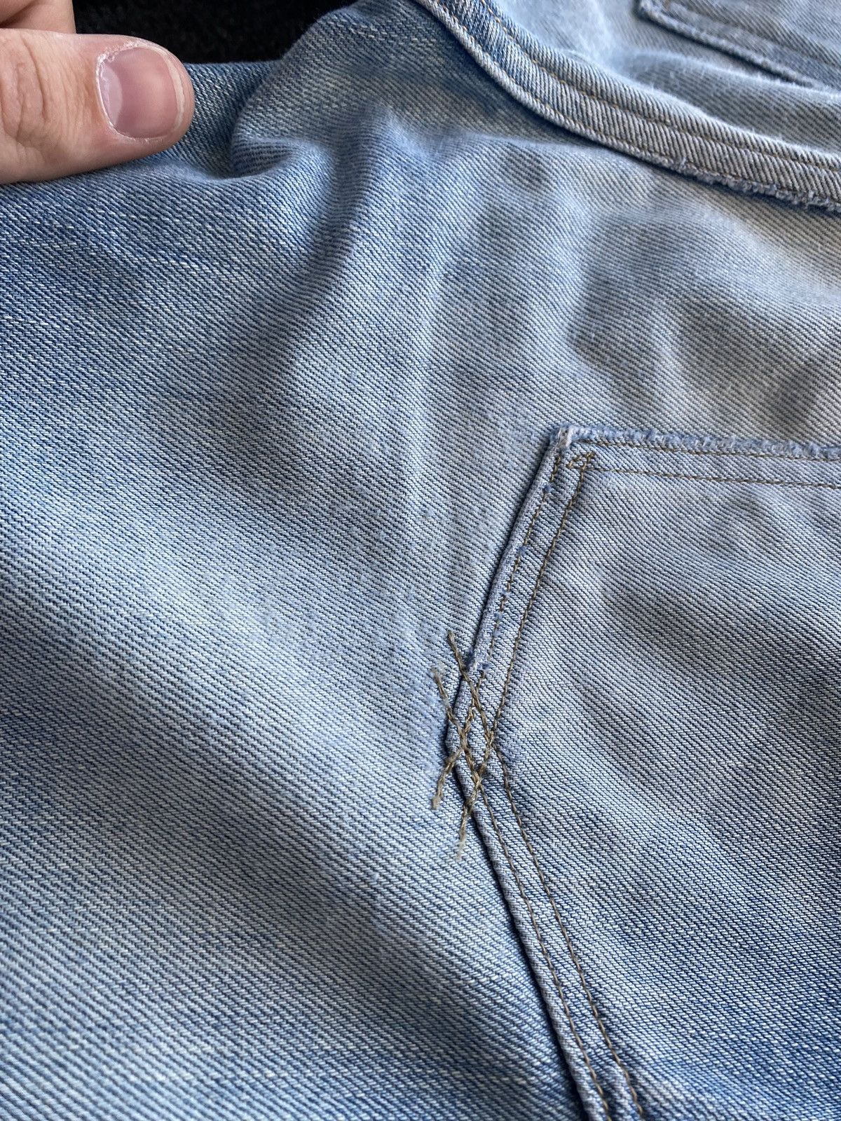 Replay 🔥Opium Punk Replay blue jeans 30 newbill washed faded Size US 30 / EU 46 - 14 Thumbnail