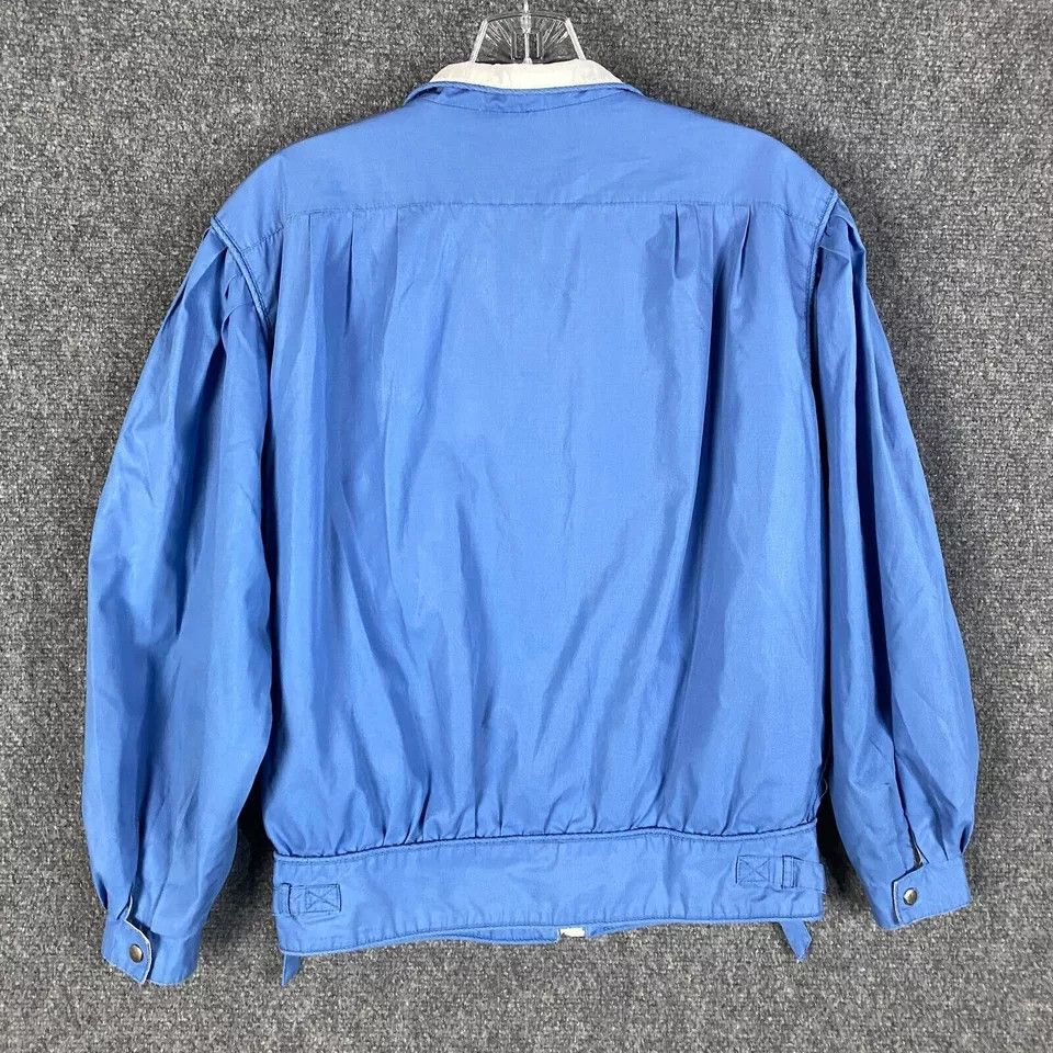 Members Only Member's Only Bomber Jacket Women's Size 3/4 Full Zip Blue Size S / US 4 / IT 40 - 8 Thumbnail