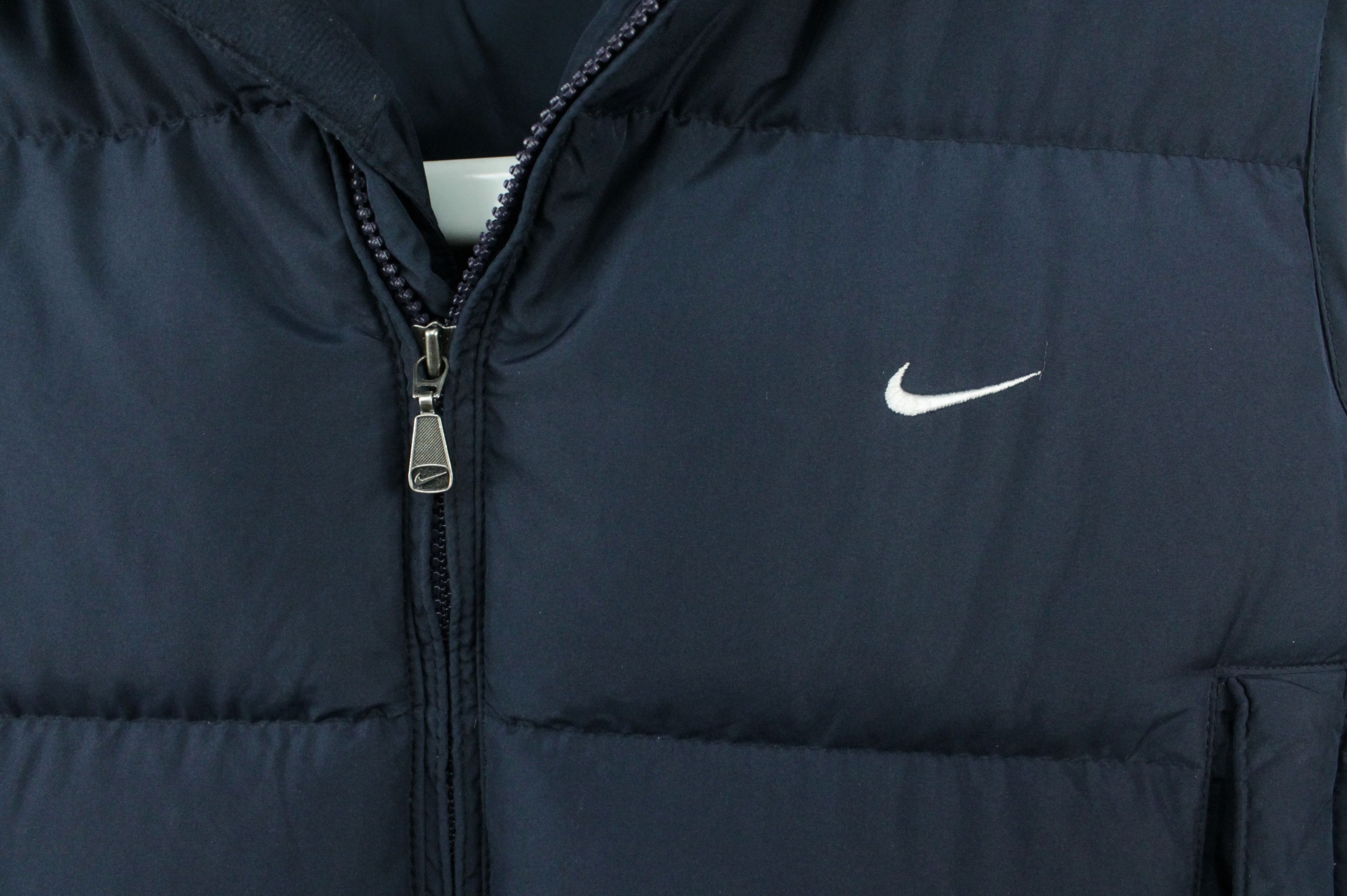 Nike Nike Vintage 2000s Down Puffer Vest Swoosh Logo Y2K DRILL Size US M / EU 48-50 / 2 - 5 Thumbnail