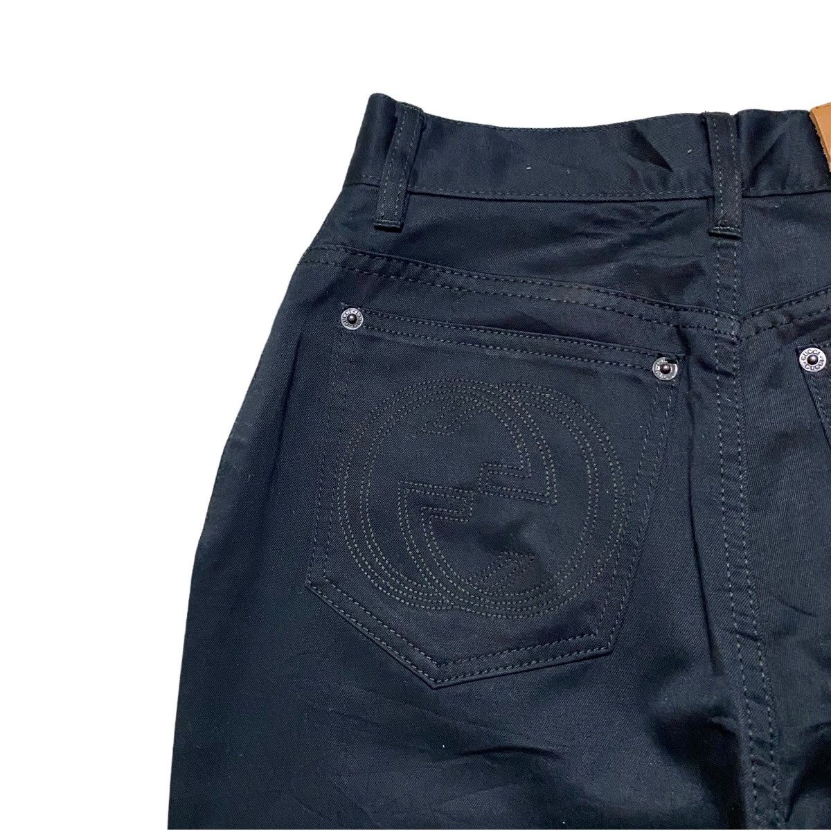 Gucci Vintage Gucci Flare Jeans Size 28" / US 6 / IT 42 - 10 Thumbnail