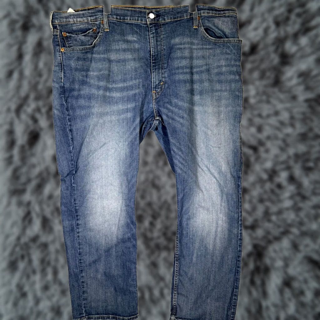 Levi's Levi’s 559 Jeans Men’s 44 x 30 Blue Denim Stretch Mid-Rise Straight Leg Size US 44 / EU 60 - 1 Thumbnail