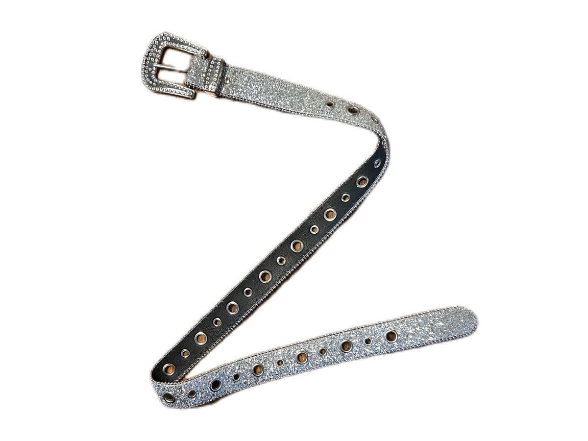 Vintage White All Out Studded Belt Size ONE SIZE - 1 Thumbnail