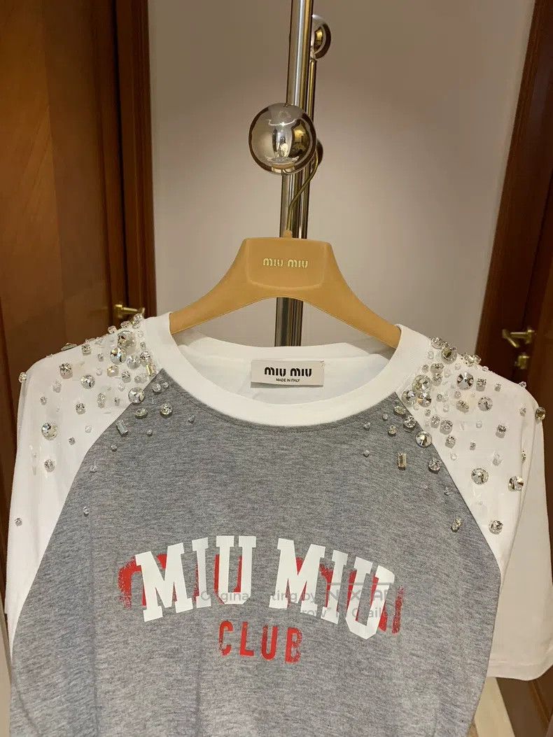 Miu Miu Miu Miu Size XL short sleeves Size XL / US 12-14 / IT 48-50 - 6 Thumbnail