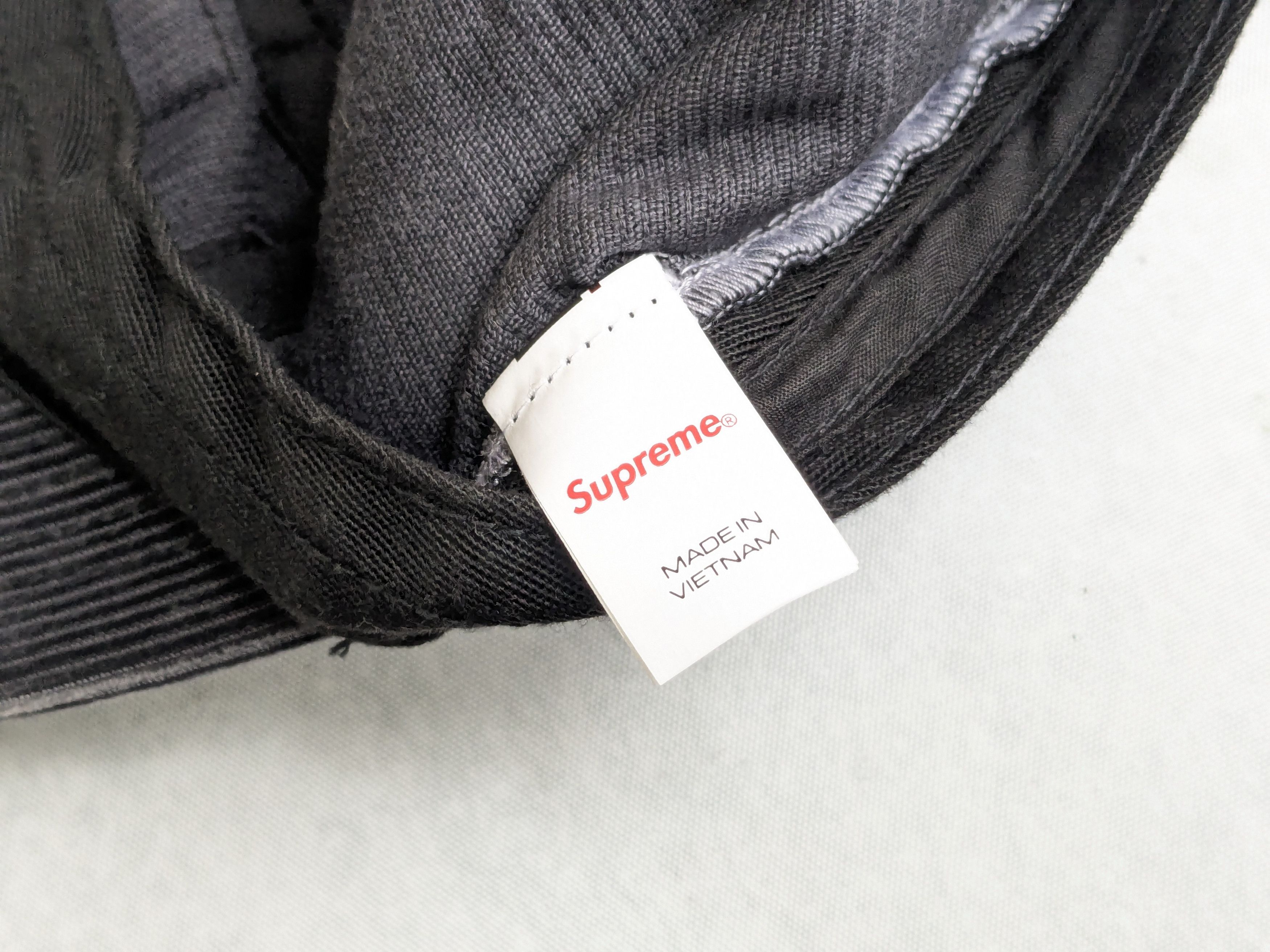 Supreme Supreme Corduroy Pocket Camp Cap Black Bogo Box Logo Size ONE SIZE - 6 Thumbnail
