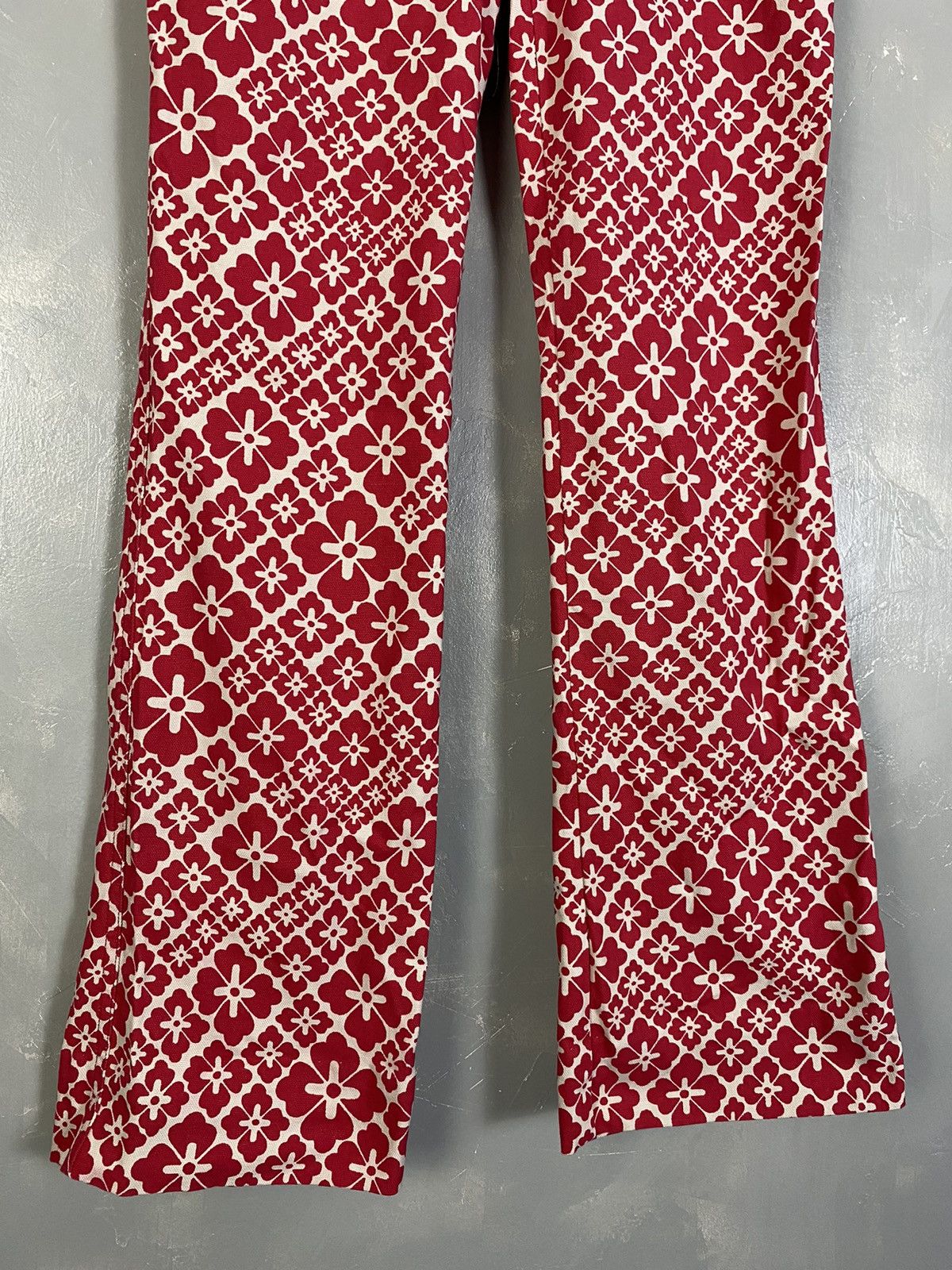 Moschino Moschino Printed Flared Pants Size 26" / US 2 / IT 38 - 3 Thumbnail