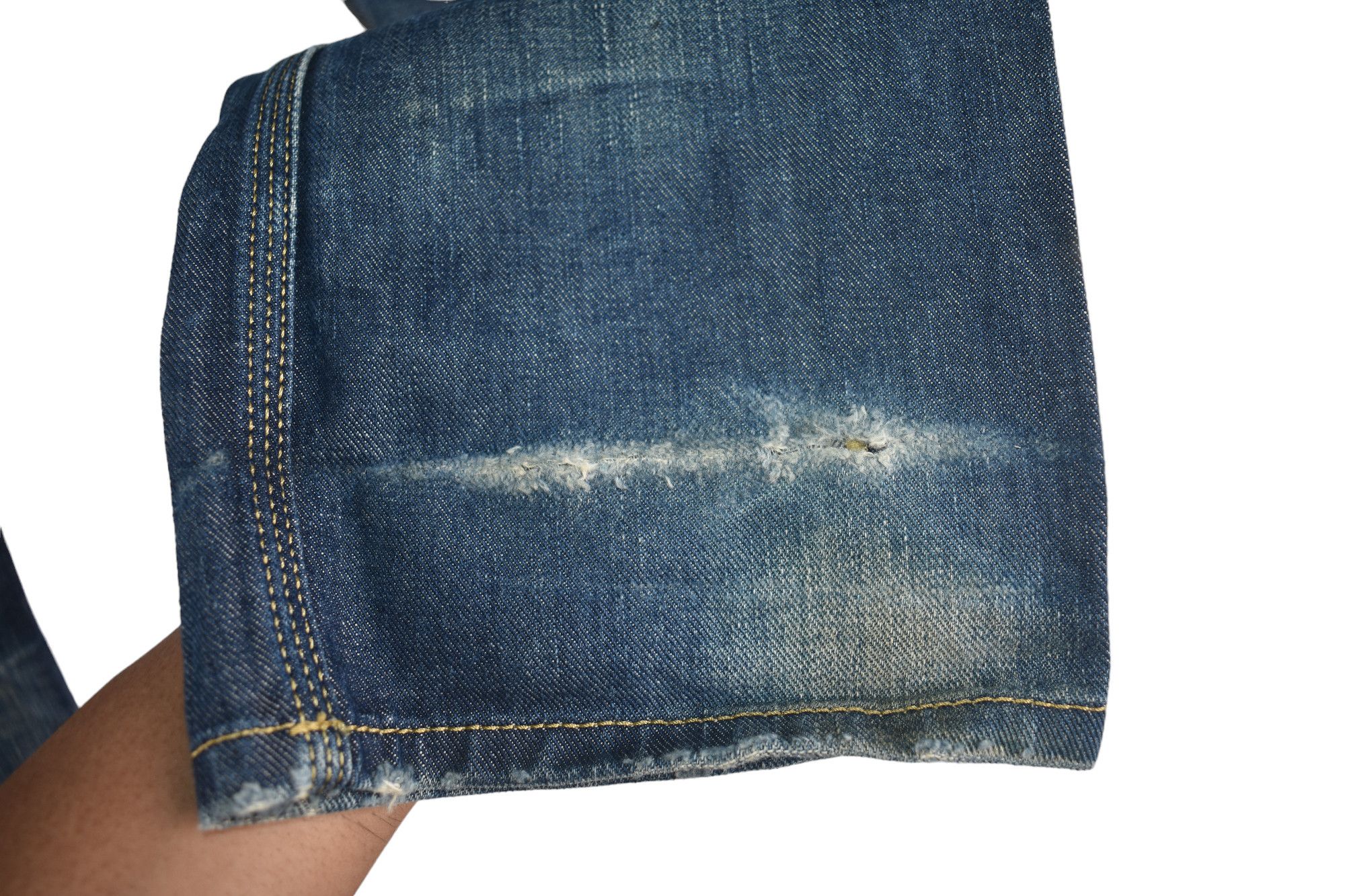 Diesel × Jean Diesel Krooly Distress Jeans W31 Size US 31 - 8 Thumbnail
