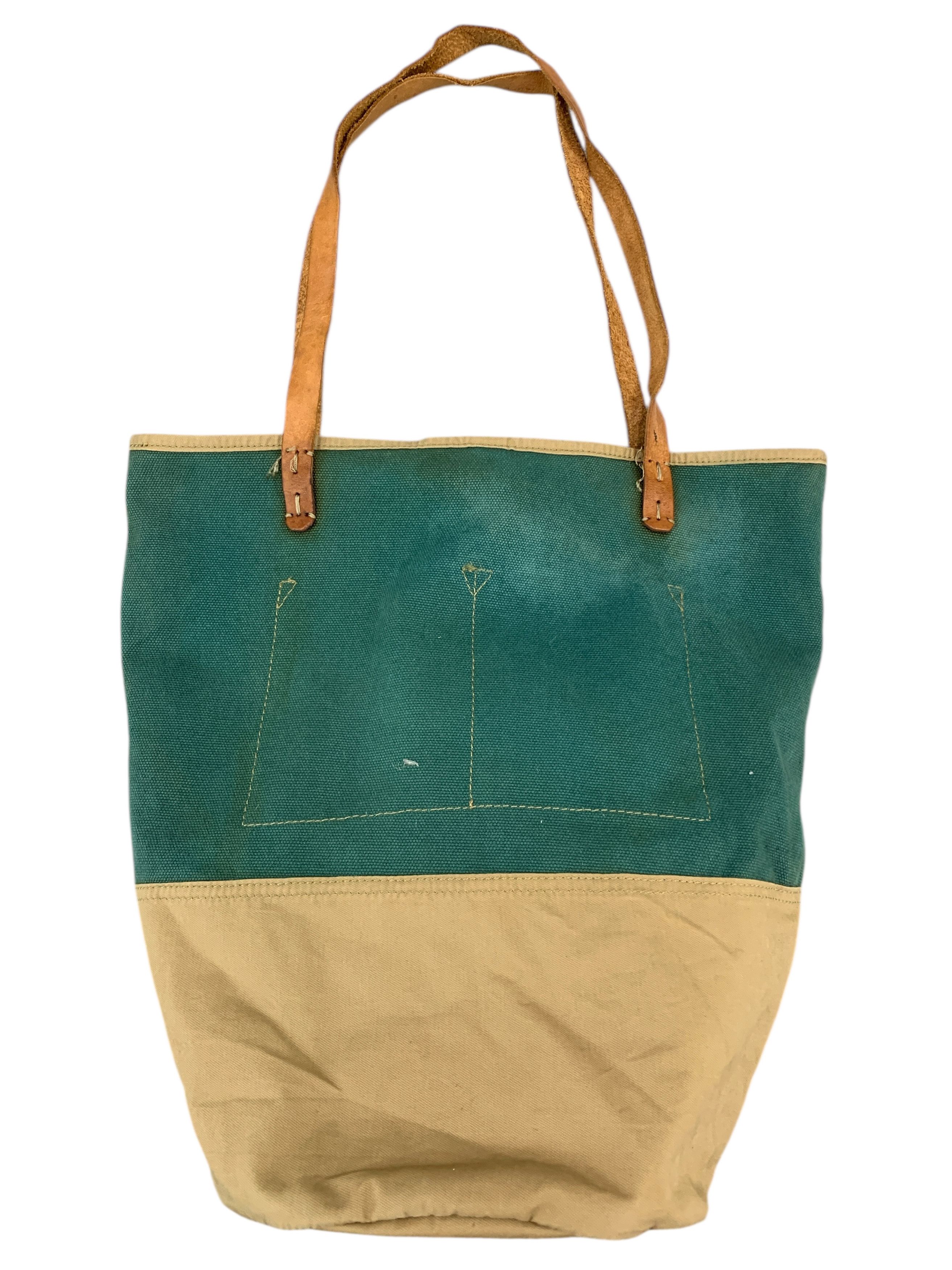 Japanese Brand × Vintage Earth Made Tote Bag Leather Strap Size ONE SIZE - 2 Thumbnail