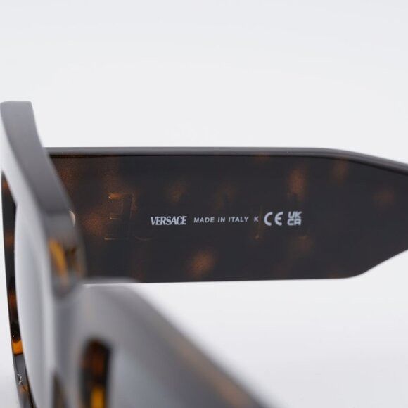 Versace Versace VE4496U 108/87 Sunglasses Havana Square Frame Size ONE SIZE - 7 Thumbnail