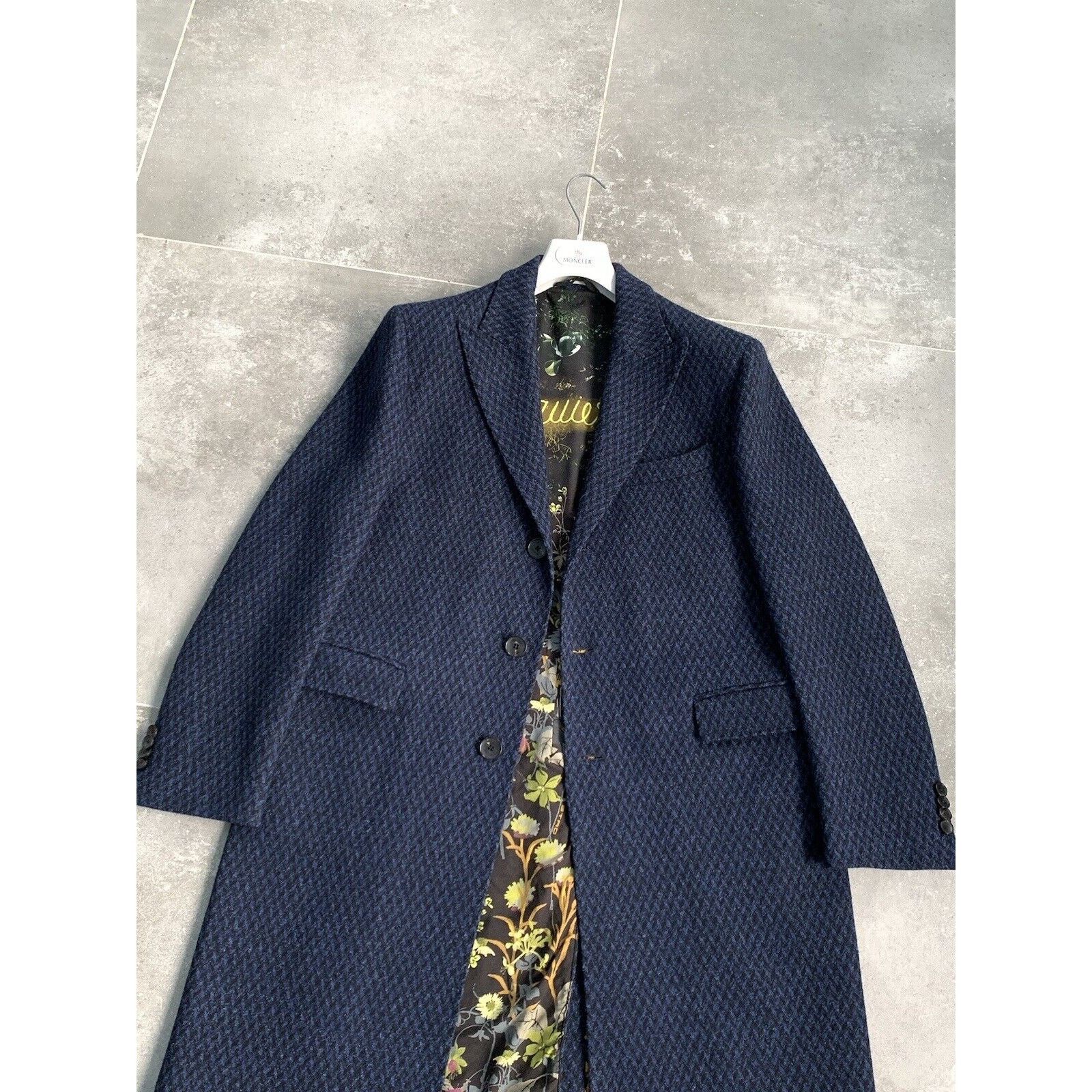 Etro Men's ETRO Long Wool Trench Coat Mac Jacket EU 52 UK 42 L Size US L / EU 52-54 / 3 - 4 Thumbnail
