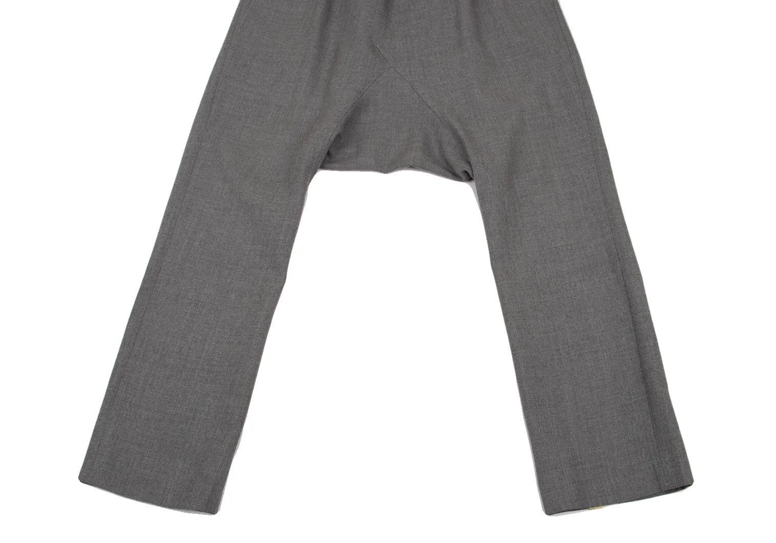 Ganryu Gray Wool Two-Tuck Sarouel Pants Size S Size US 30 / EU 46 - 7 Thumbnail