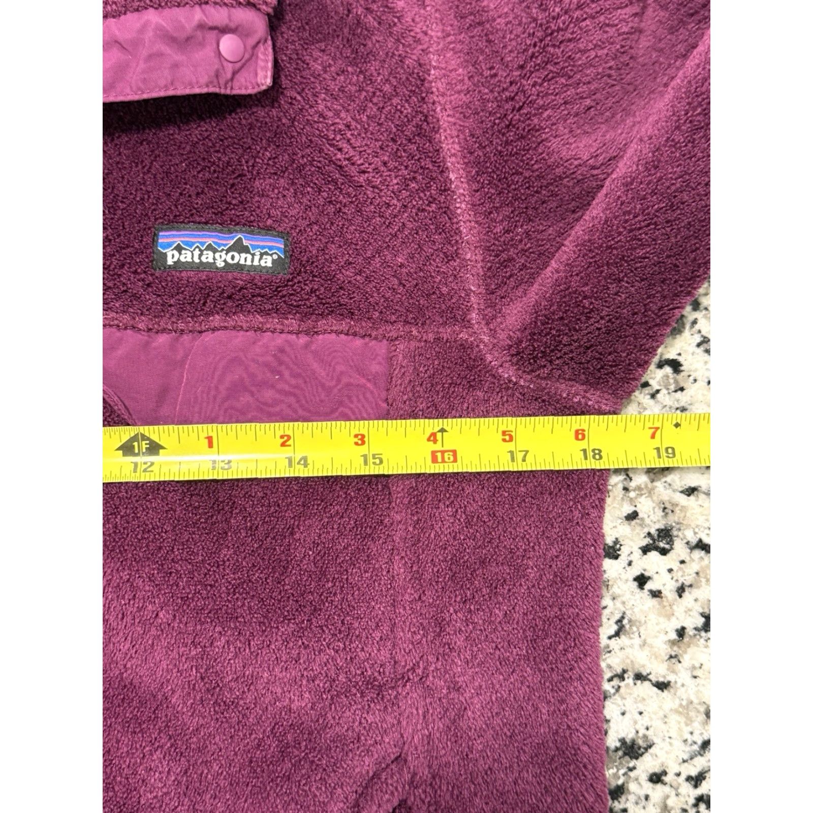 Patagonia Patagonia Pullover Sweatshirt Womens Small Purple Re-Tool Snap-T Fleece Mock Neck 1/4 Zip Logo Activewear Size S / US 4 / IT 40 - 3 Thumbnail