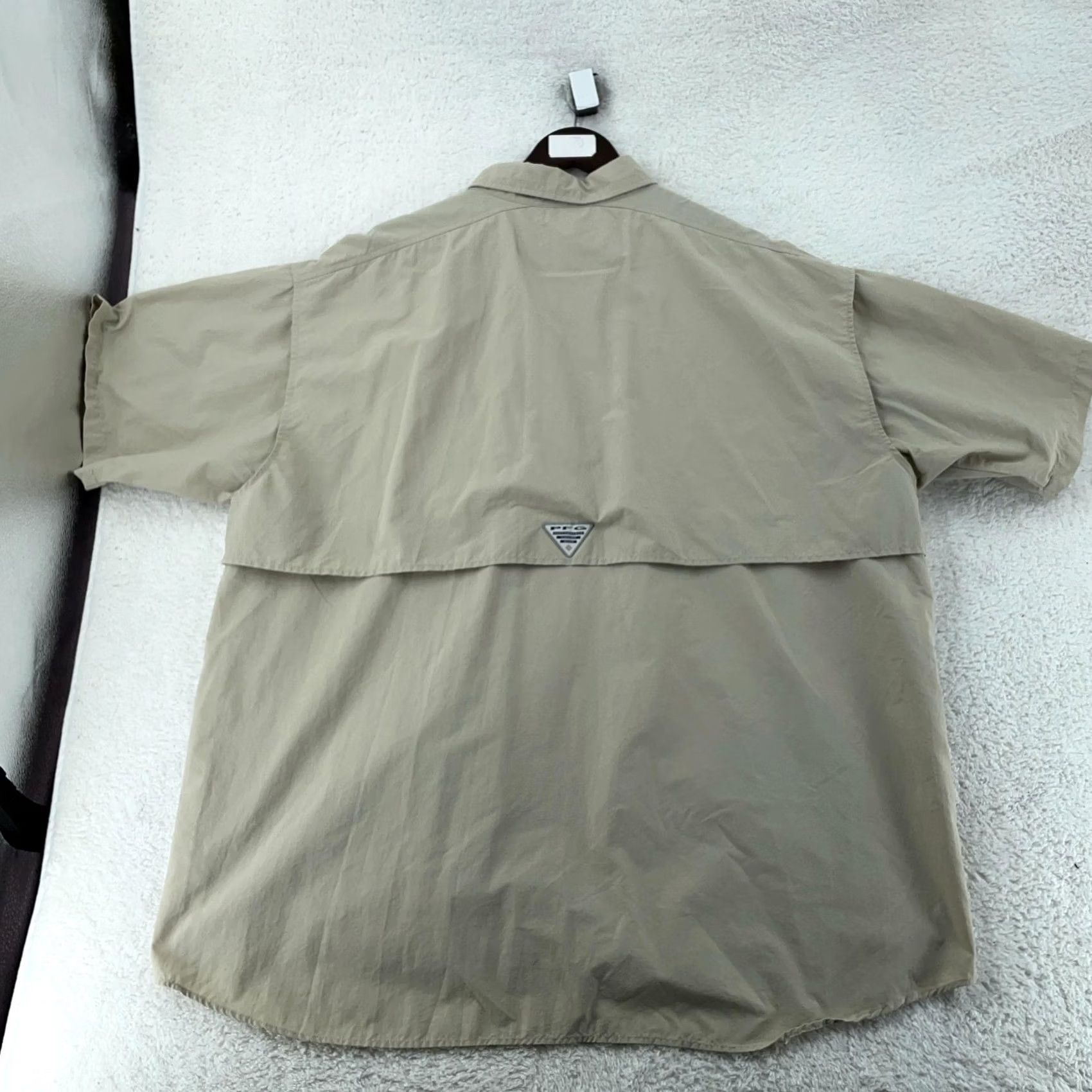 Vintage Columbia PFG Bahama II Shirt Men 2XL Beige Vented Fishing Button Down Omni Shade Size US XXL / EU 58 / 5 - 4 Thumbnail