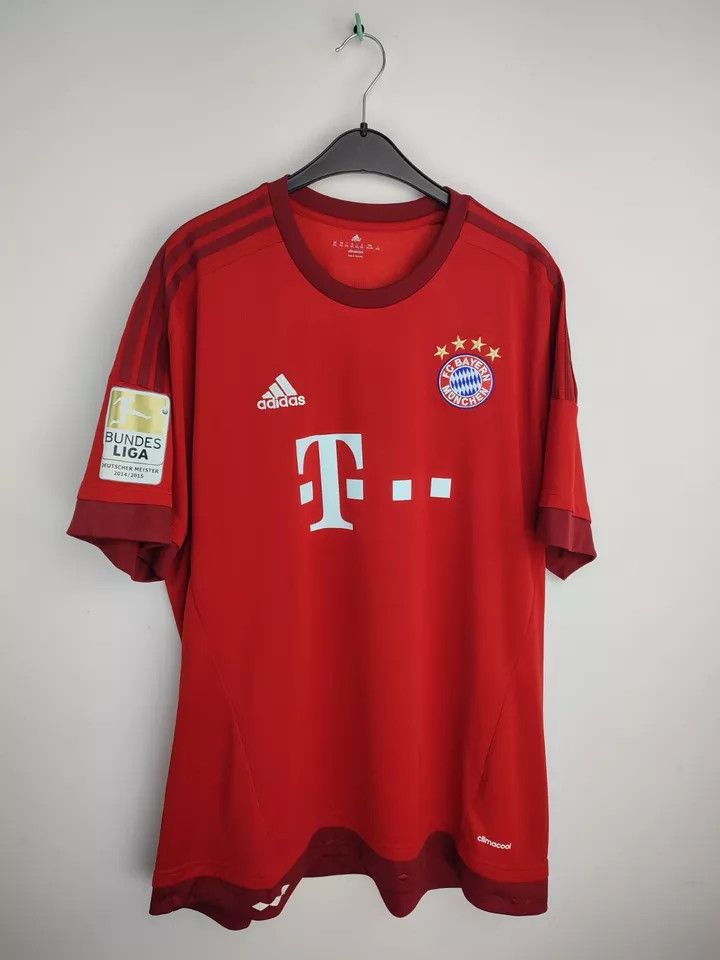 Adidas FC Bayern Munich Munchen 2015/16 #80 Haimerl FOOTBALL SHIRT Size US XXL / EU 58 / 5 - 2 Thumbnail