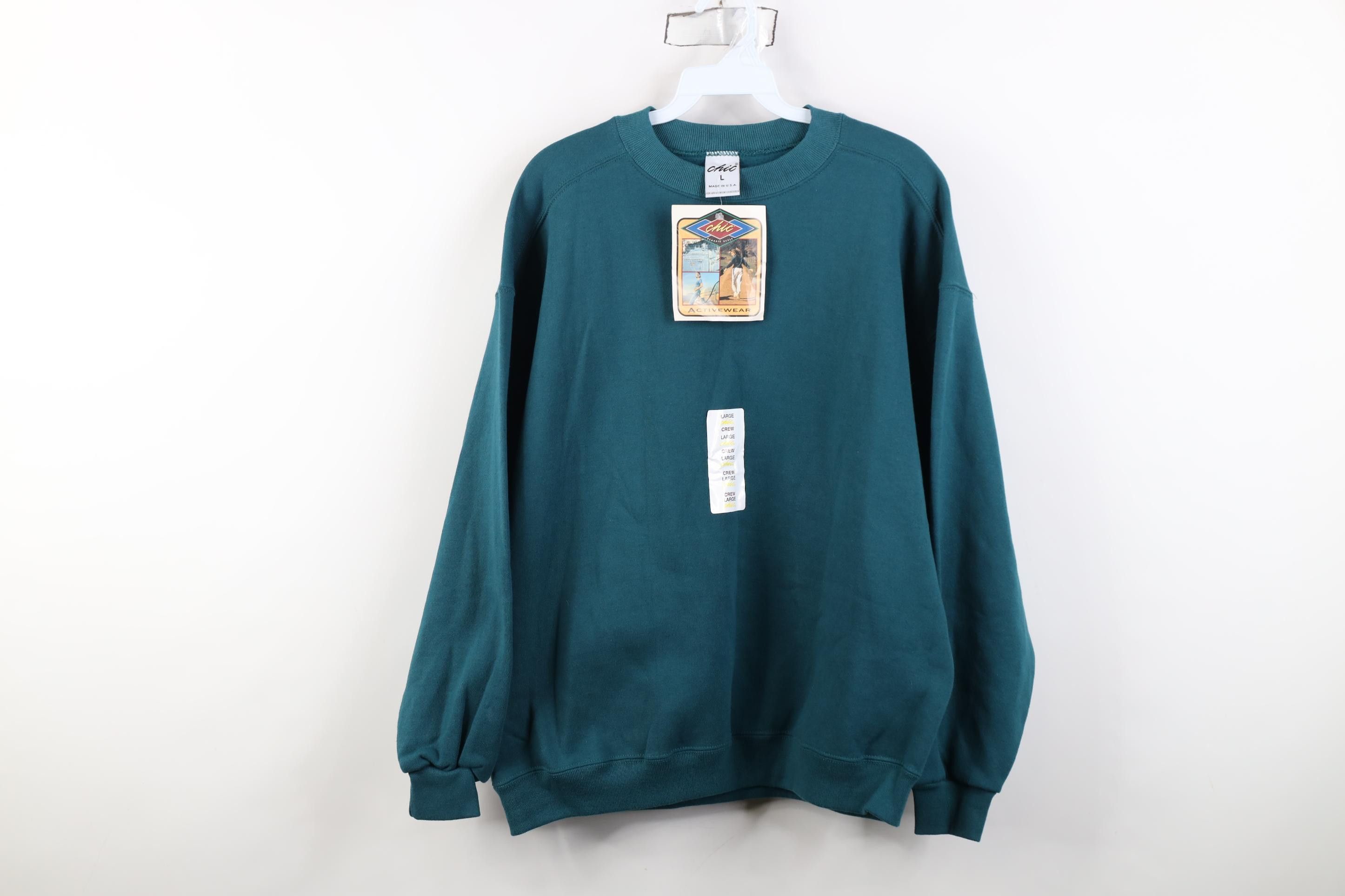 Vintage Deadstock Vintage 90s Streetwear Crewneck Sweatshirt USA Size L / US 10 / IT 46 - 1 Thumbnail