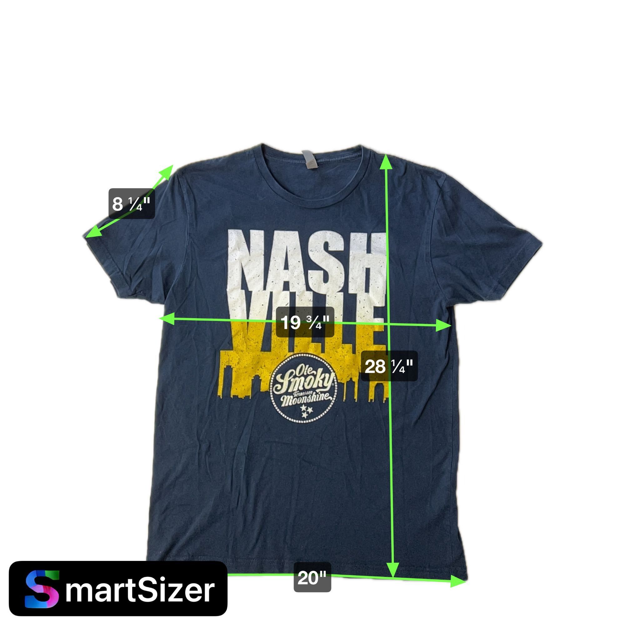 Next Level Apparel Ole Smoky Moonshine Whiskey Nashville Tennessee Large T-Shir Size US L / EU 52-54 / 3 - 5 Thumbnail