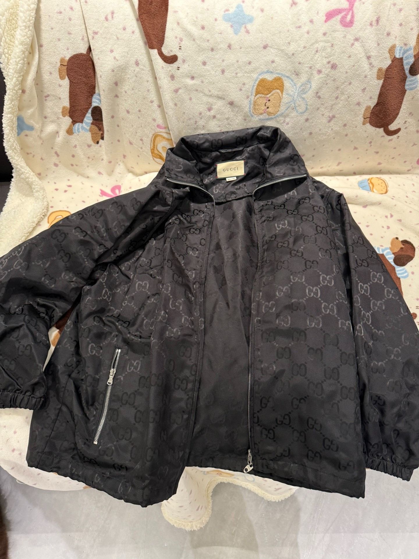 Gucci Gucci FW20 Circular Lines Series Full Print Pattern Zipper Size US S / EU 44-46 / 1 - 3 Thumbnail