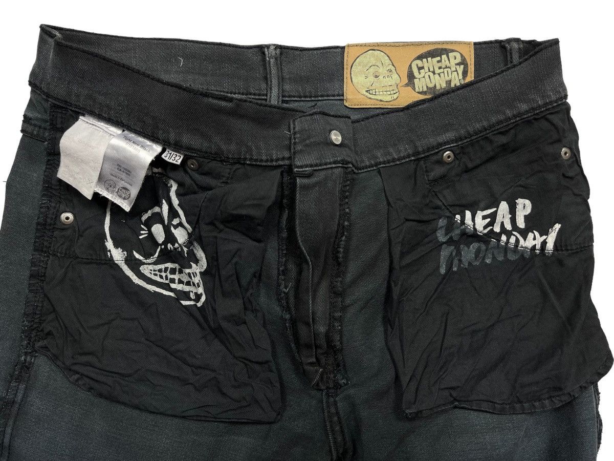 Cheap Monday Cheap Monday Tight New Black Distressed Skinny Pants Size US 31 - 2 Thumbnail