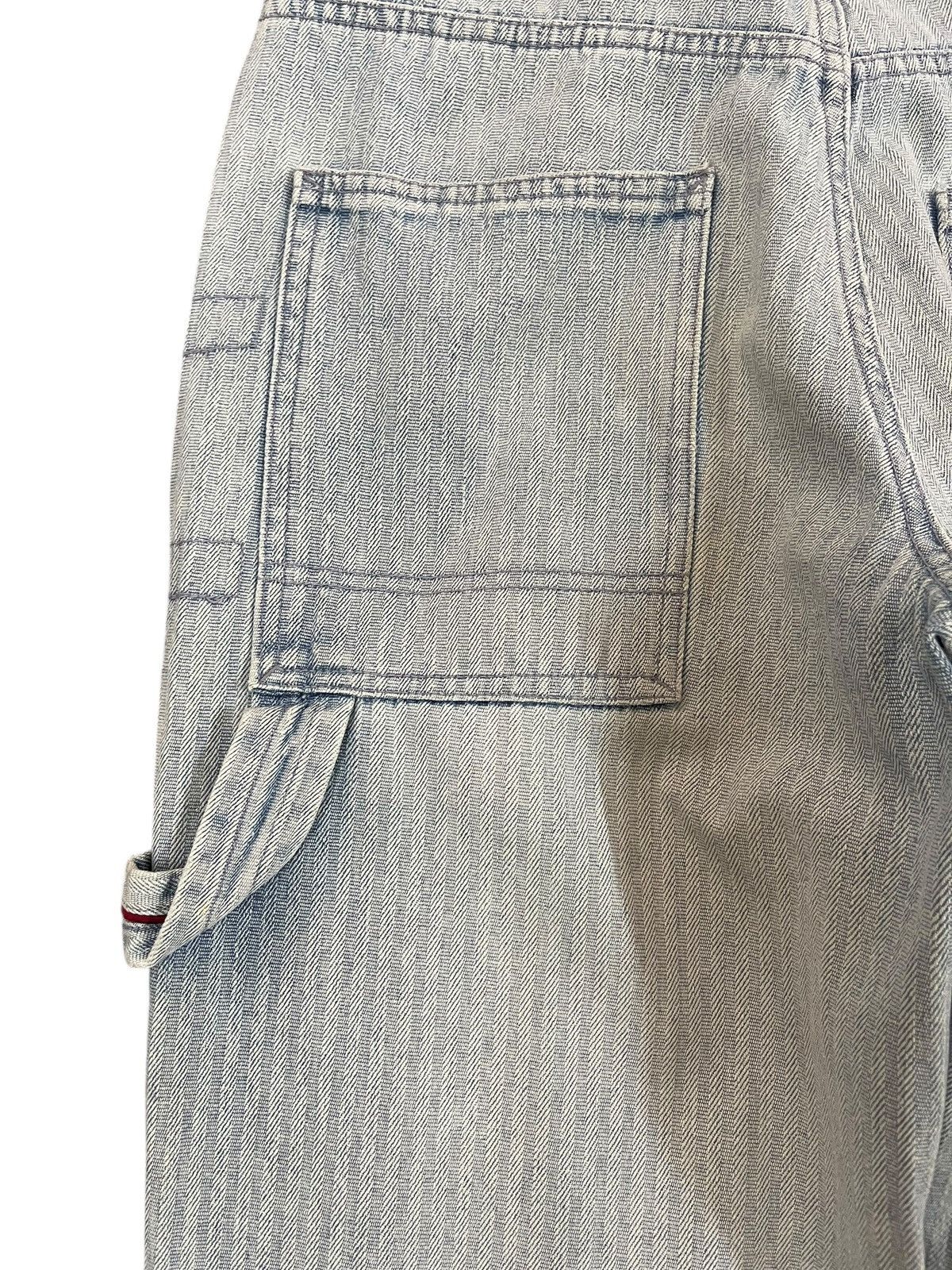 Airwalk Vintage Airwalk Hickory Stripe Unique Cargo Carpenter Denim Size US 29 - 8 Thumbnail