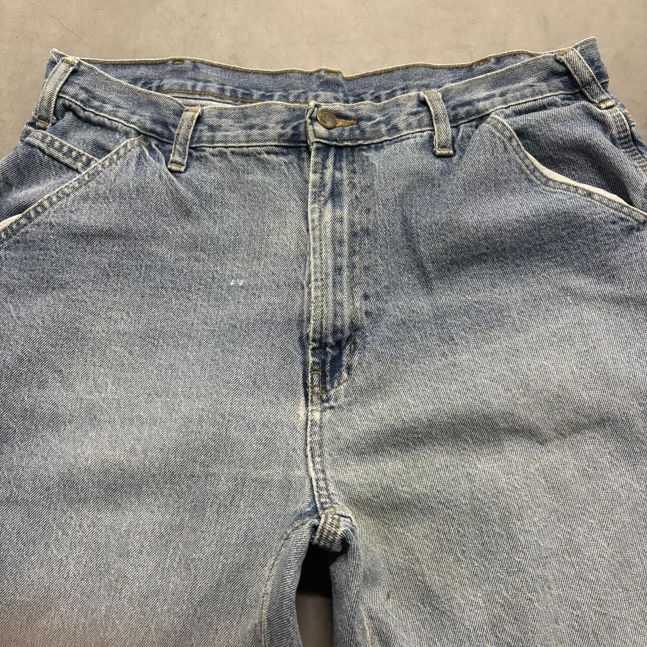 Vintage Crazy Vintage Y2K 2000s Baggy Light Wash Carpenter Workwear Grunge Denim Jeans Size US 36 / EU 52 - 2 Thumbnail