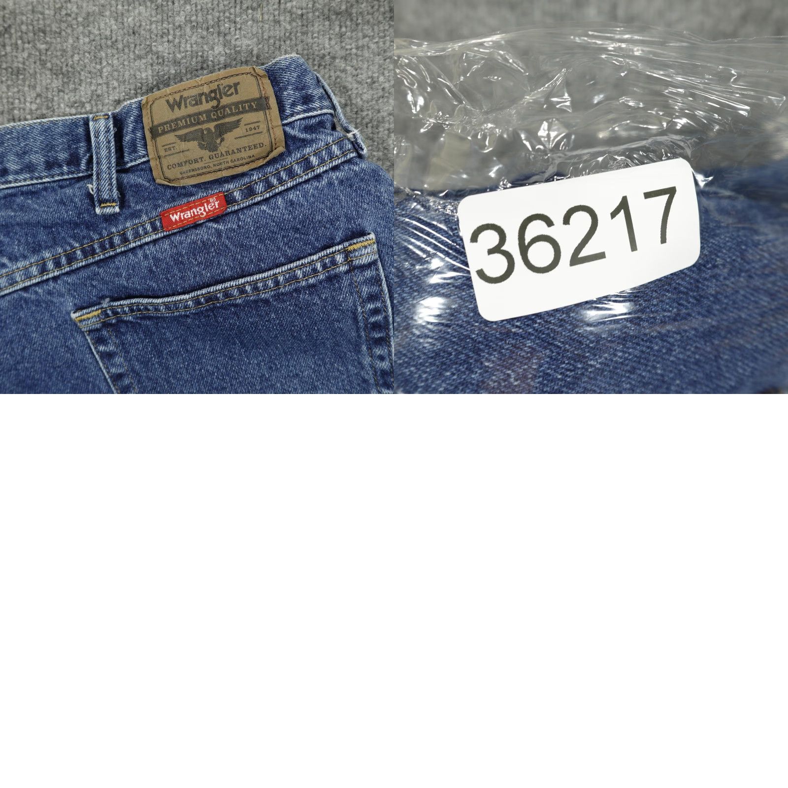 Wrangler Wrangler Jeans Mens 40x30 Blue Regular Fit Straight Leg Denim Medium Wash Size US 40 / EU 56 - 8 Thumbnail