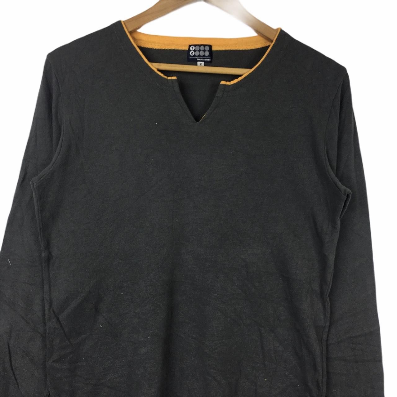 Takeo Kikuchi Vtg TAKEO KIKUCHI Japanese Designer V Neck Sweater Size US M / EU 48-50 / 2 - 2 Thumbnail