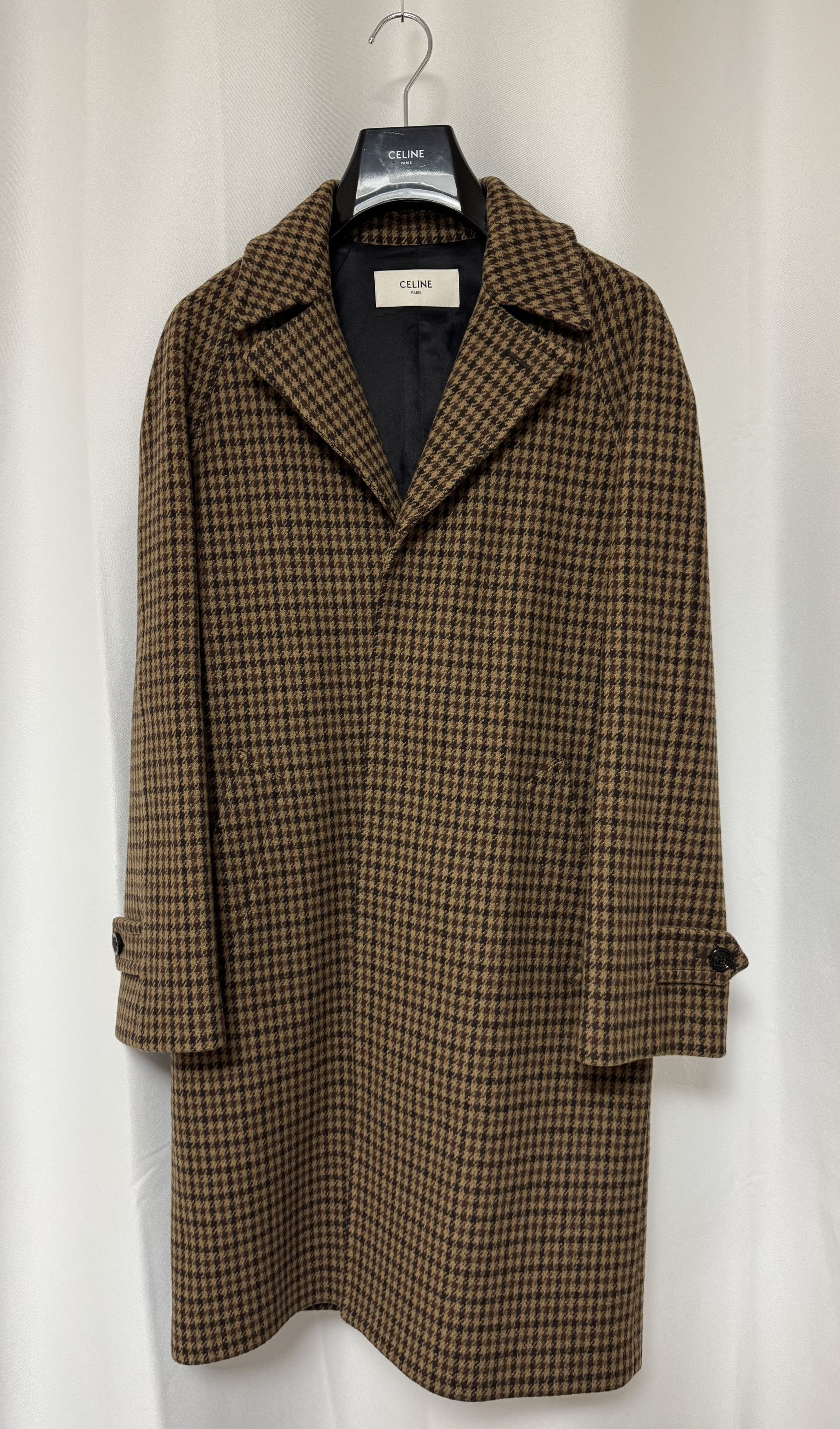 Celine Houndstooth Coat | Grailed