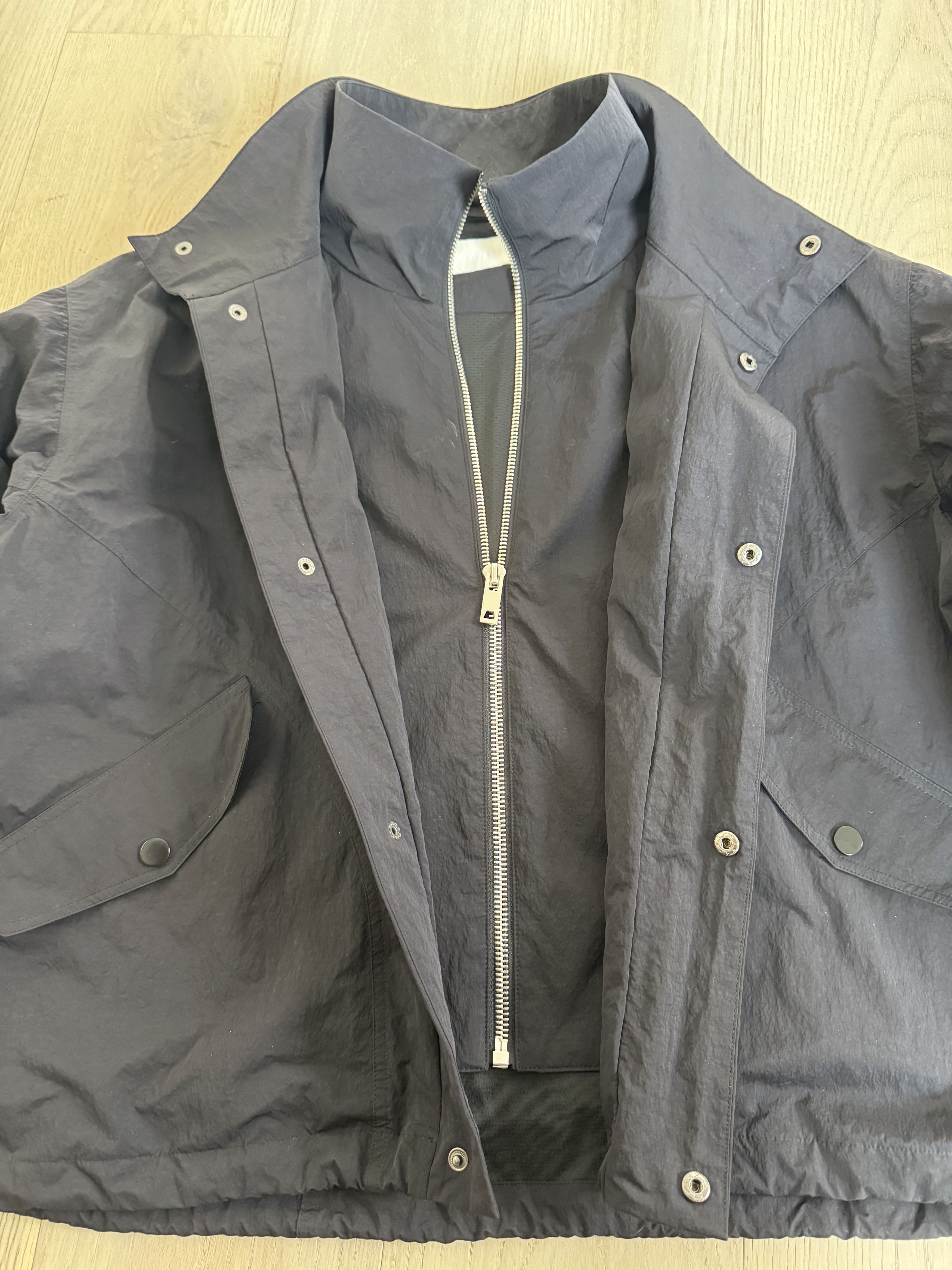 Sangiev Black Nylon Double Layer Jacket Size US M / EU 48-50 / 2 - 2 Thumbnail