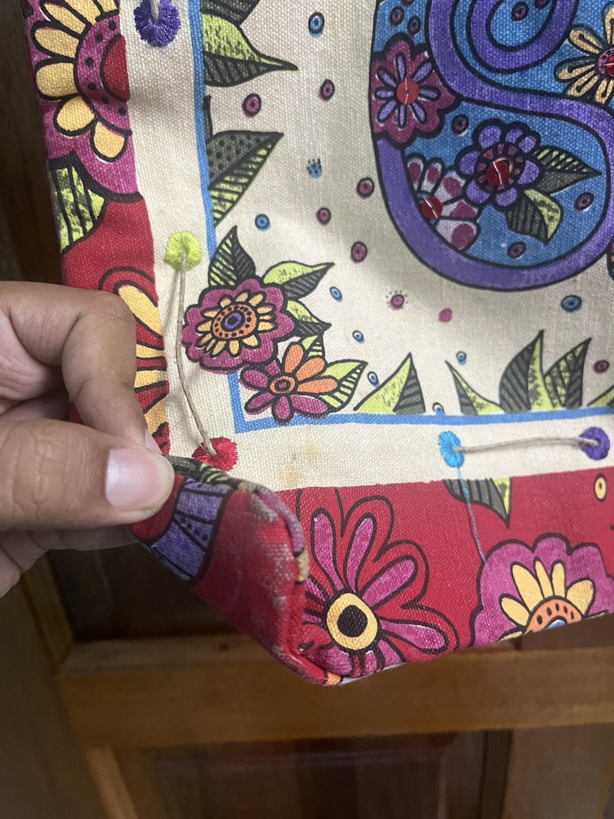 Other Laurel Burch Tote Bag Cat Design Size ONE SIZE - 6 Thumbnail