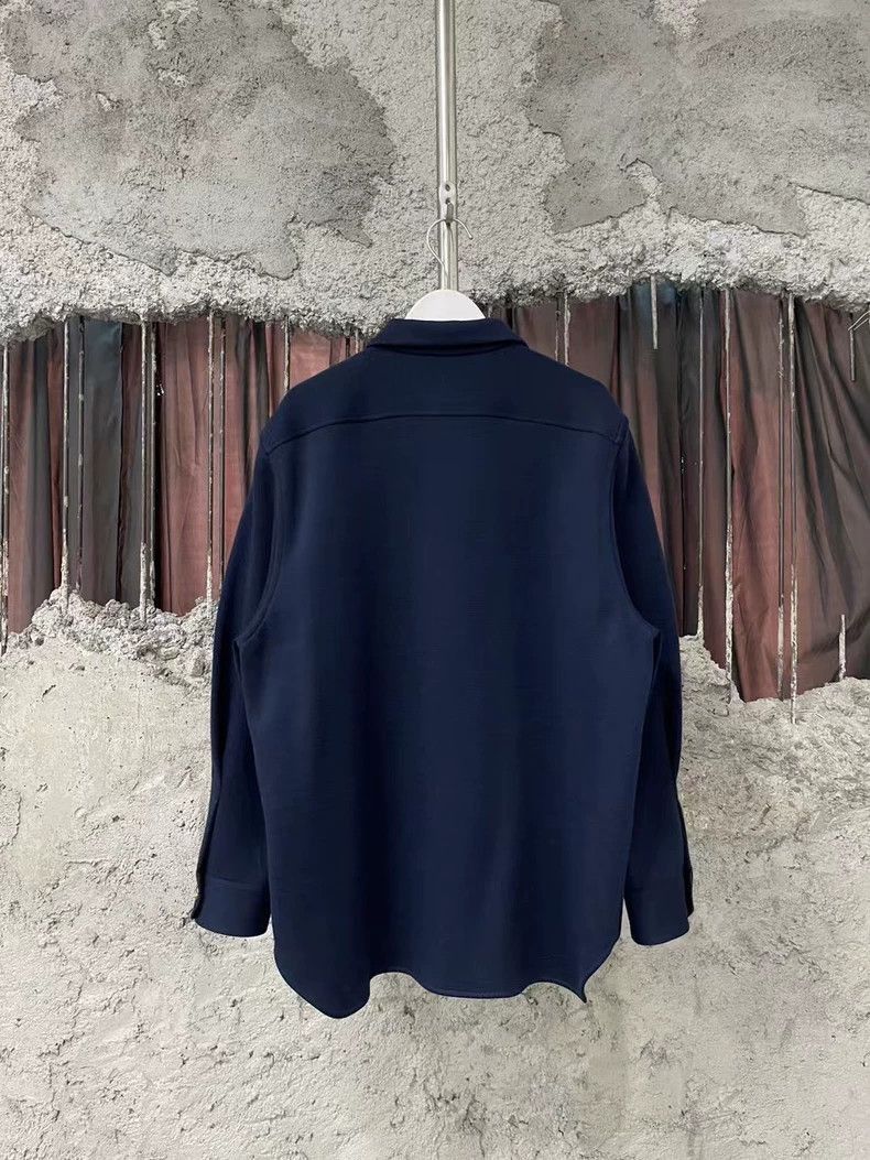 Saint Laurent Paris Saint Laurent Navy Blue Embroidered Jacket-2507 Size US M / EU 48-50 / 2 - 1 Thumbnail