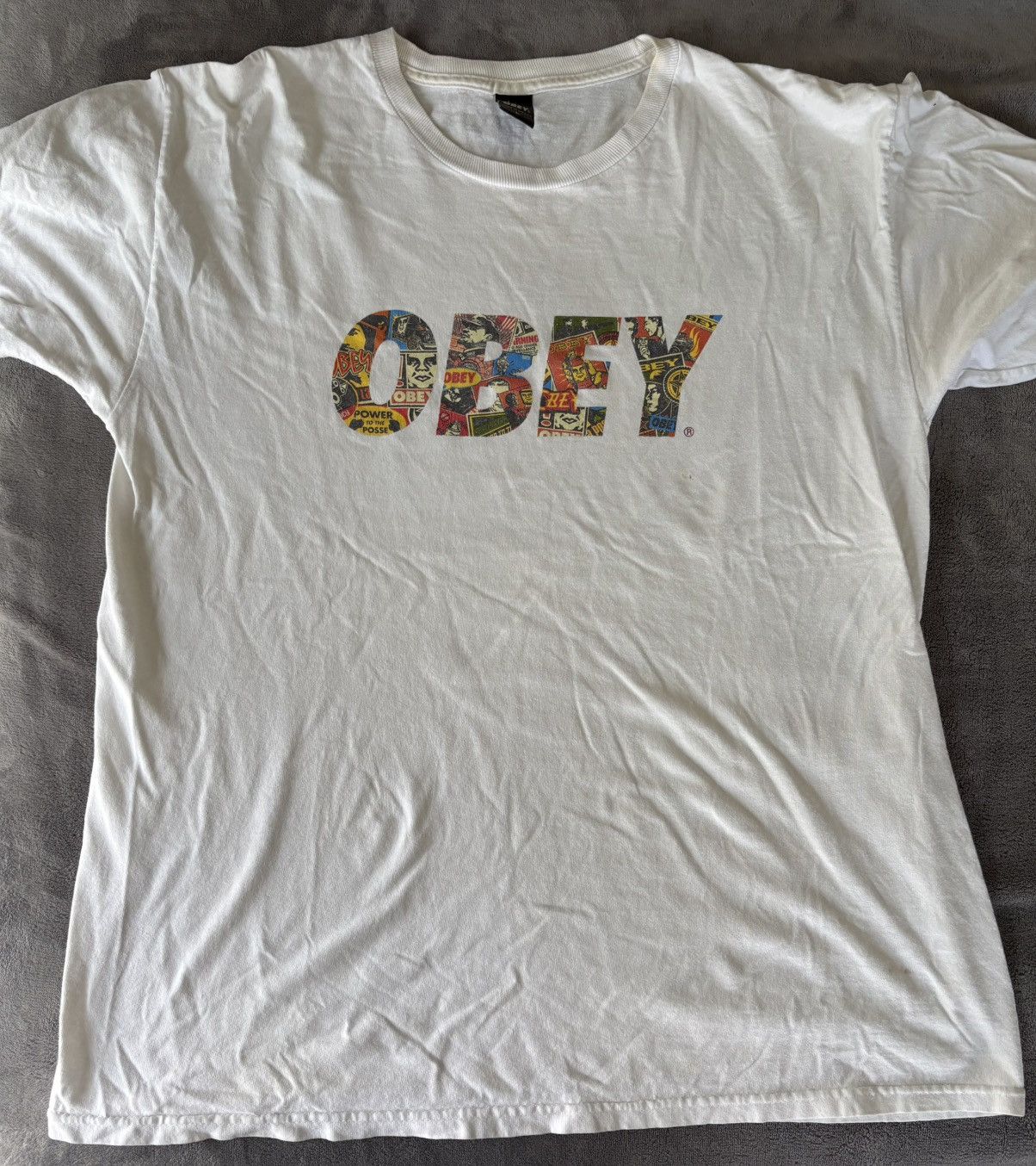 Obey Obey Vintage Tee Size US L / EU 52-54 / 3 - 1 Thumbnail
