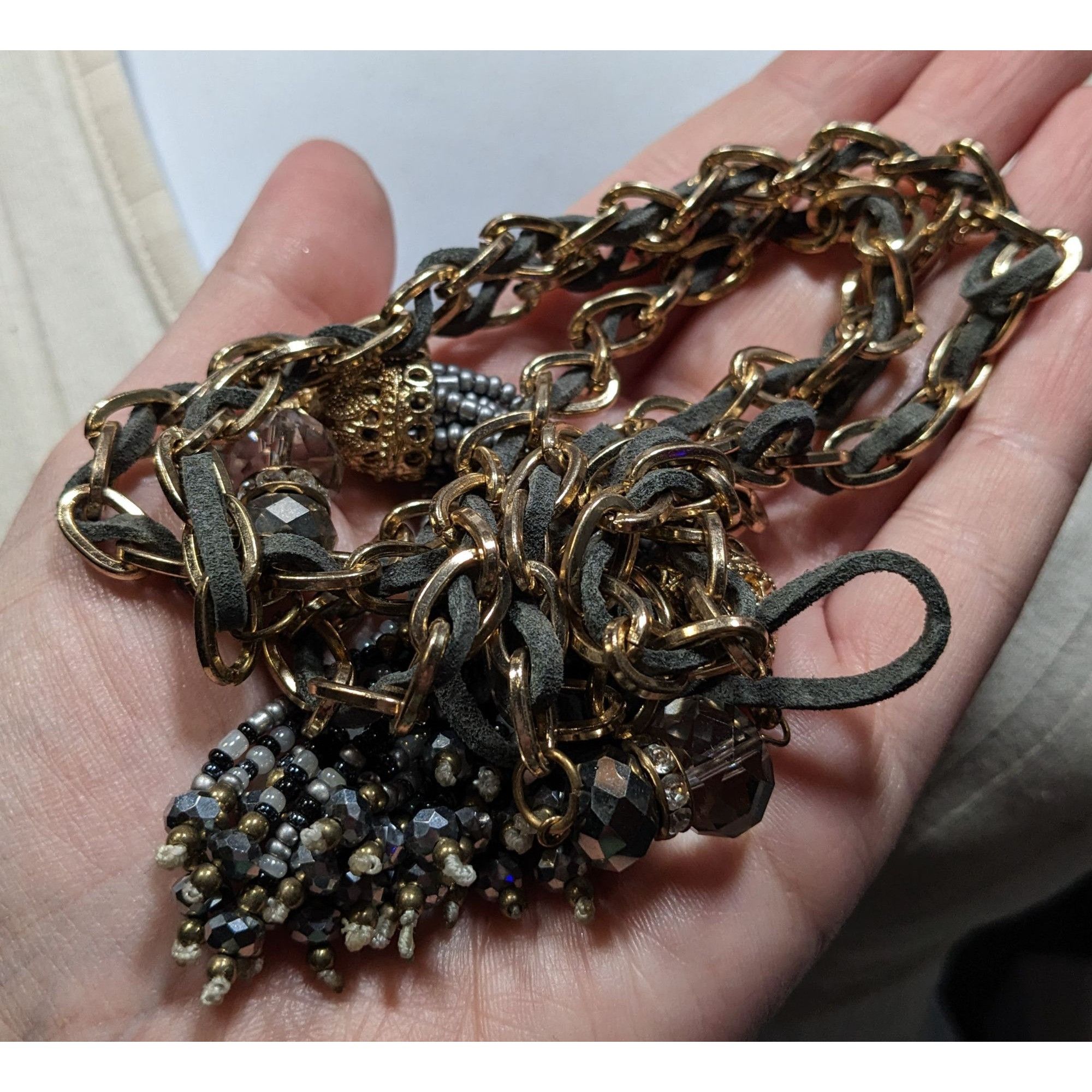 Other Decorative Tassel Pendant Necklace With Gold-Tone Chain & Be Size ONE SIZE - 6 Thumbnail