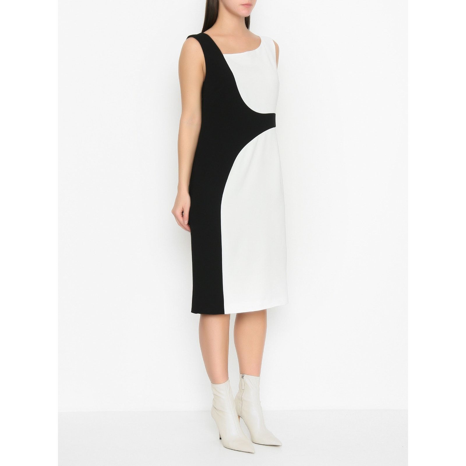 Marina Rinaldi Marina Rinaldi Color Block Sleeveless Sheath Midi Dress 24 Size 4XL / US 24-26 - 1 Thumbnail