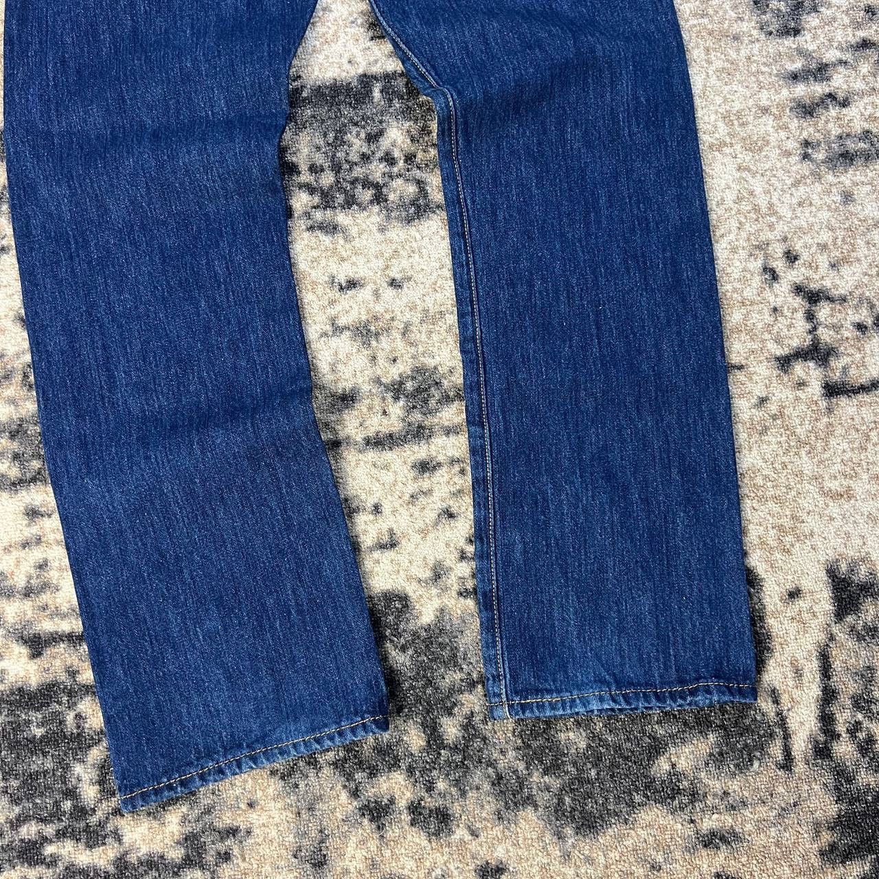 Levi's 501 Levis Vintage Y2K Deep Blue Denim Jeans Streetwear Style Size US 33 - 4 Thumbnail