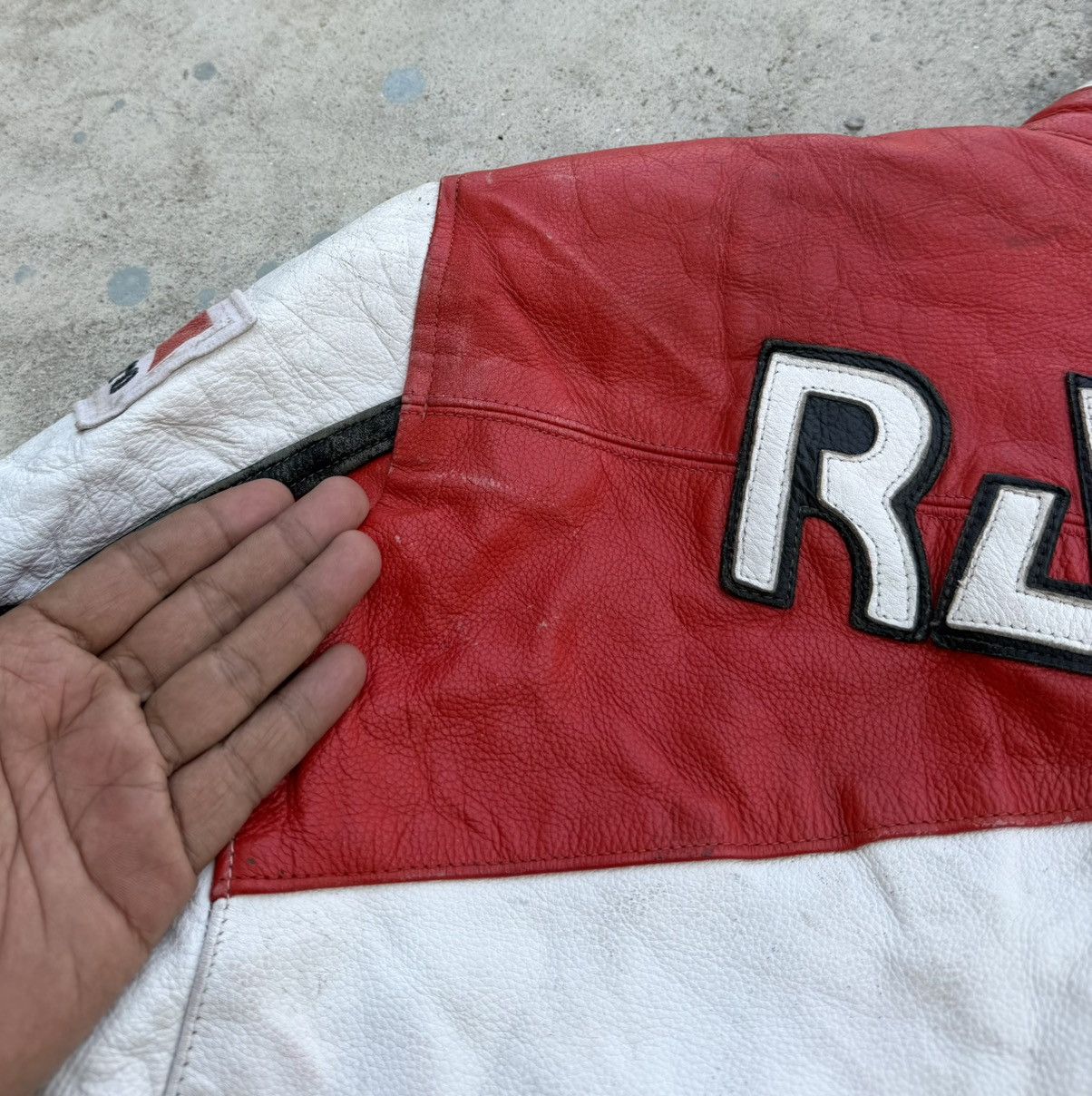Marlboro Rare 90s Vintage Marlboro Racing Motorsport Leather Jacket Size US M / EU 48-50 / 2 - 3 Thumbnail