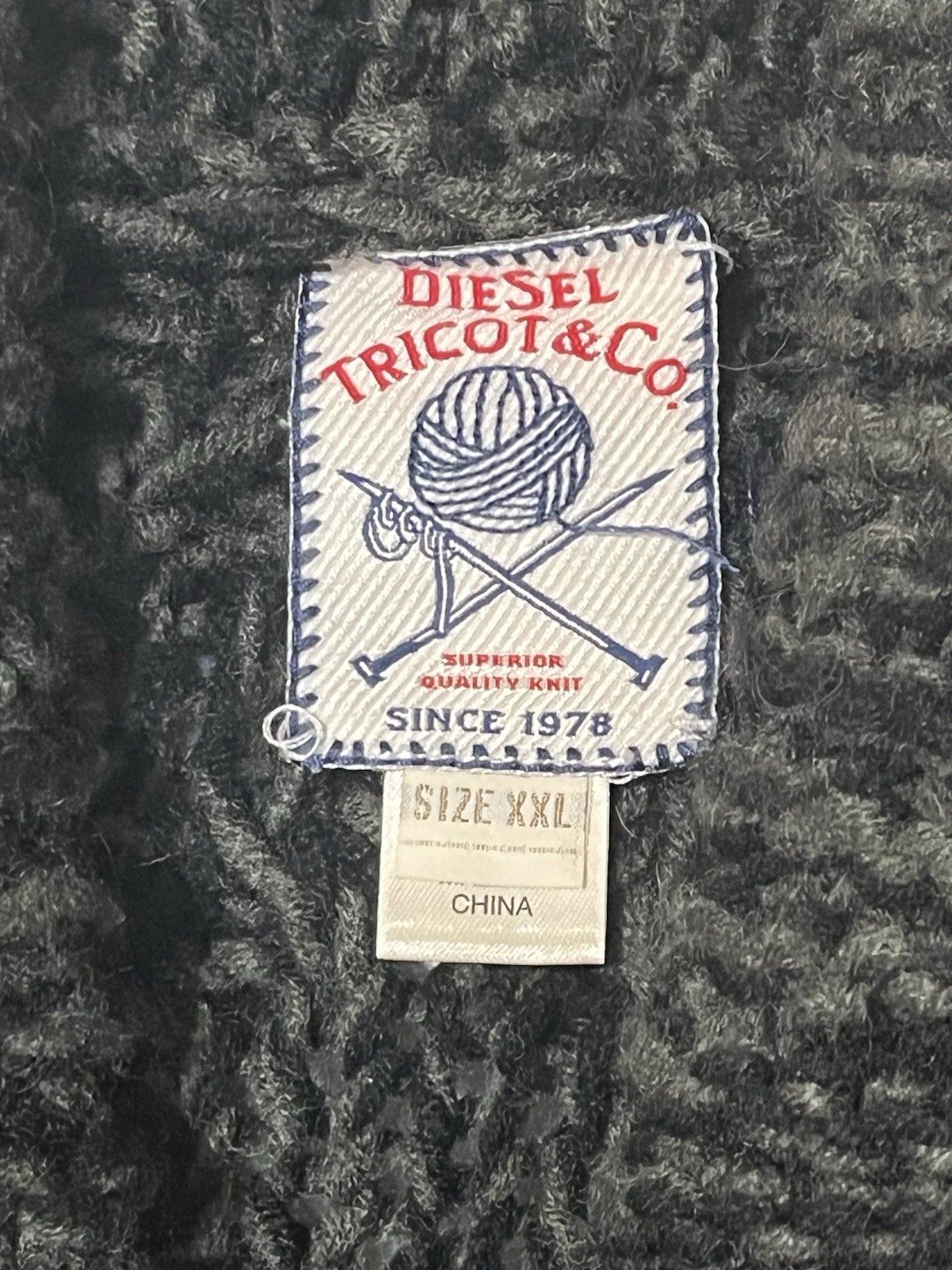 Diesel Diesel Tricot Co Button Front Long Cardigan Sweater Size US XXL / EU 58 / 5 - 6 Thumbnail
