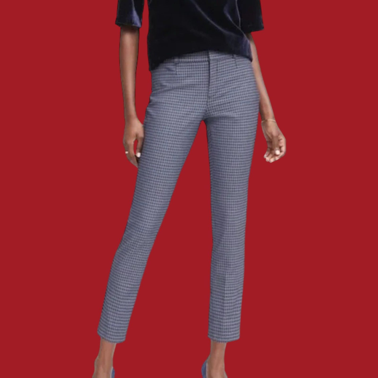 Banana Republic Banana Republic - women’s Ankle Length Skinny Fit Pants - B Size 32" / US 10 / IT 46 - 1 Thumbnail