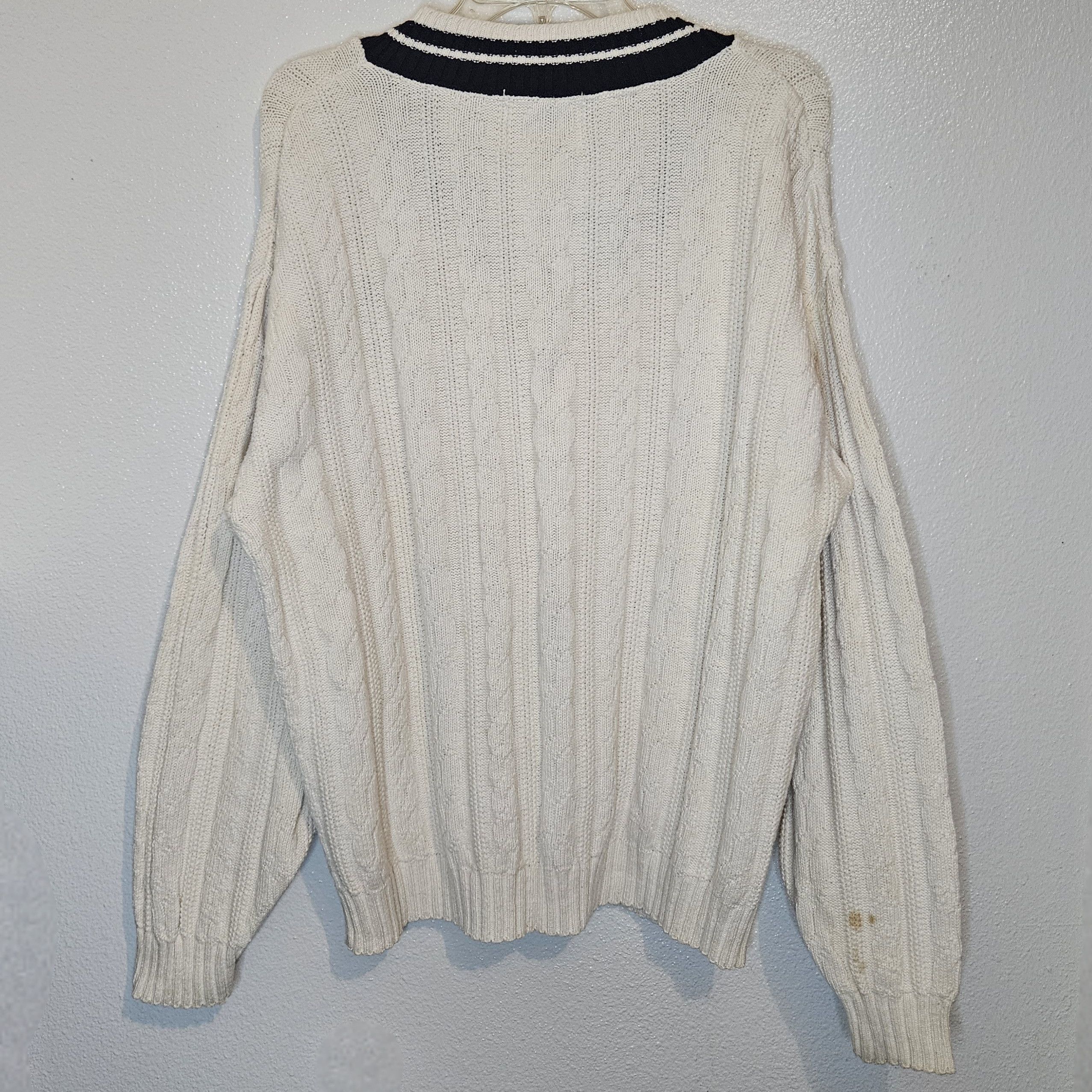 Nutmeg Vintage Nutmeg Portland Trail Blazers Cable Knit Sweater Size US L / EU 52-54 / 3 - 2 Thumbnail