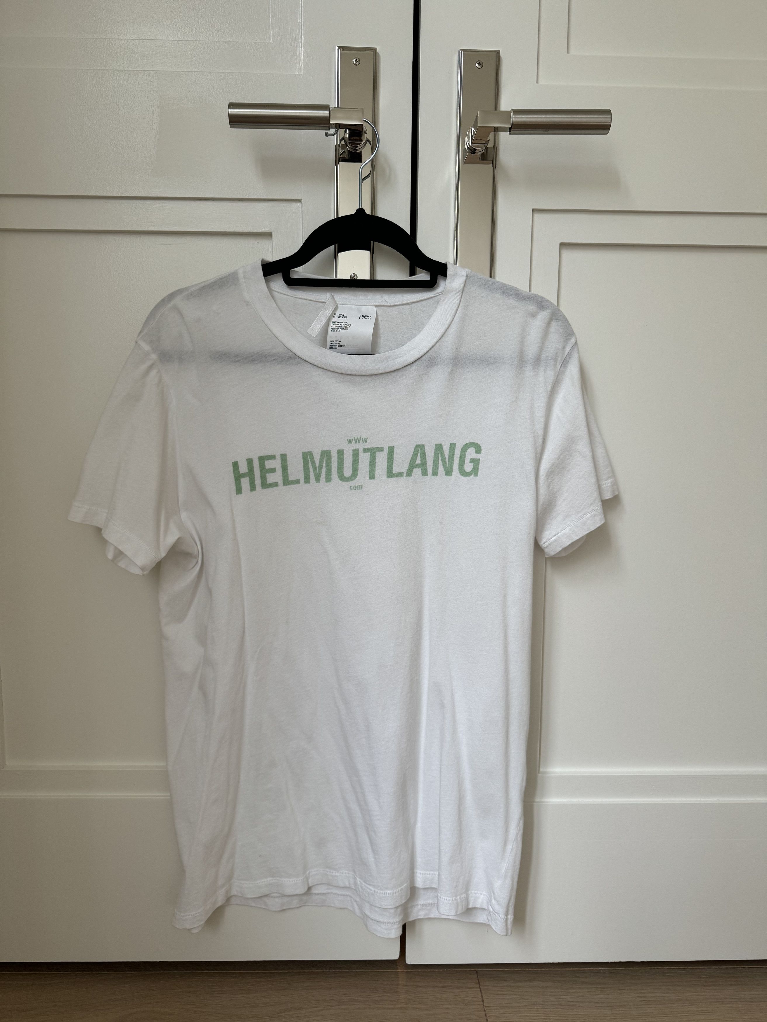 Helmut Lang Helmut Lang Logo T-Shirt Size L / US 10 / IT 46 - 1 Thumbnail
