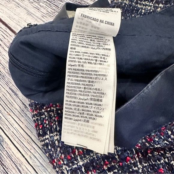 Abercrombie & Fitch Abercrombie & Fitch Wool Blend Metallic Tweed Micro Mini Ski Size 32" / US 10 / IT 46 - 5 Thumbnail