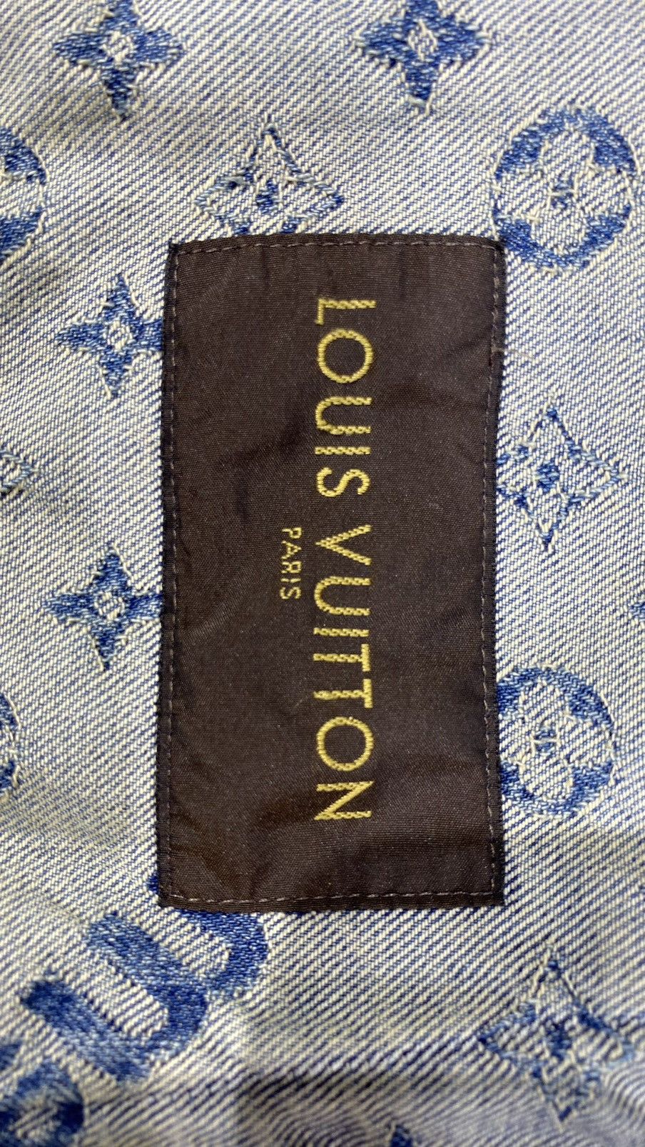 Louis Vuitton × Supreme Louis Vuitton X Supreme 54 Denim Jacket Blue Monogram Size US L / EU 52-54 / 3 - 10 Thumbnail