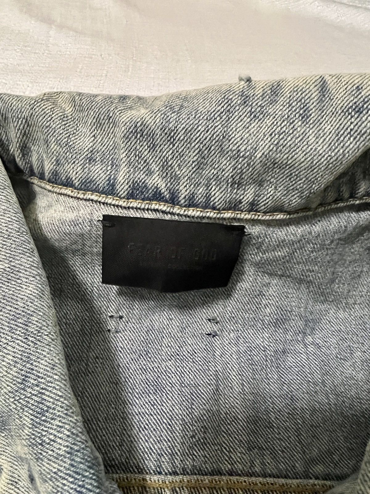Fear of God Fear of God Denim Jacket Size US XL / EU 56 / 4 - 2 Thumbnail