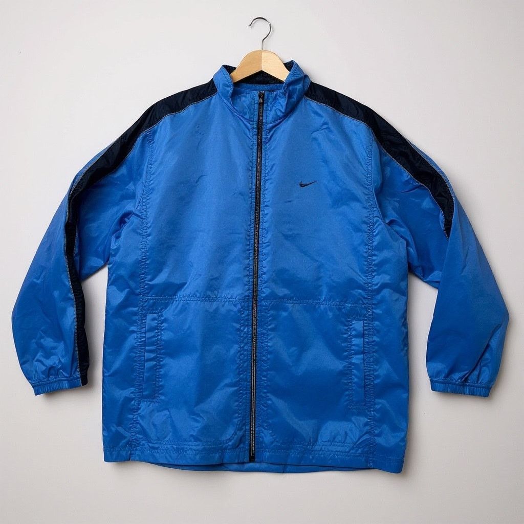Nike Blue Nike Track Jacket Size US L / EU 52-54 / 3 - 1 Thumbnail