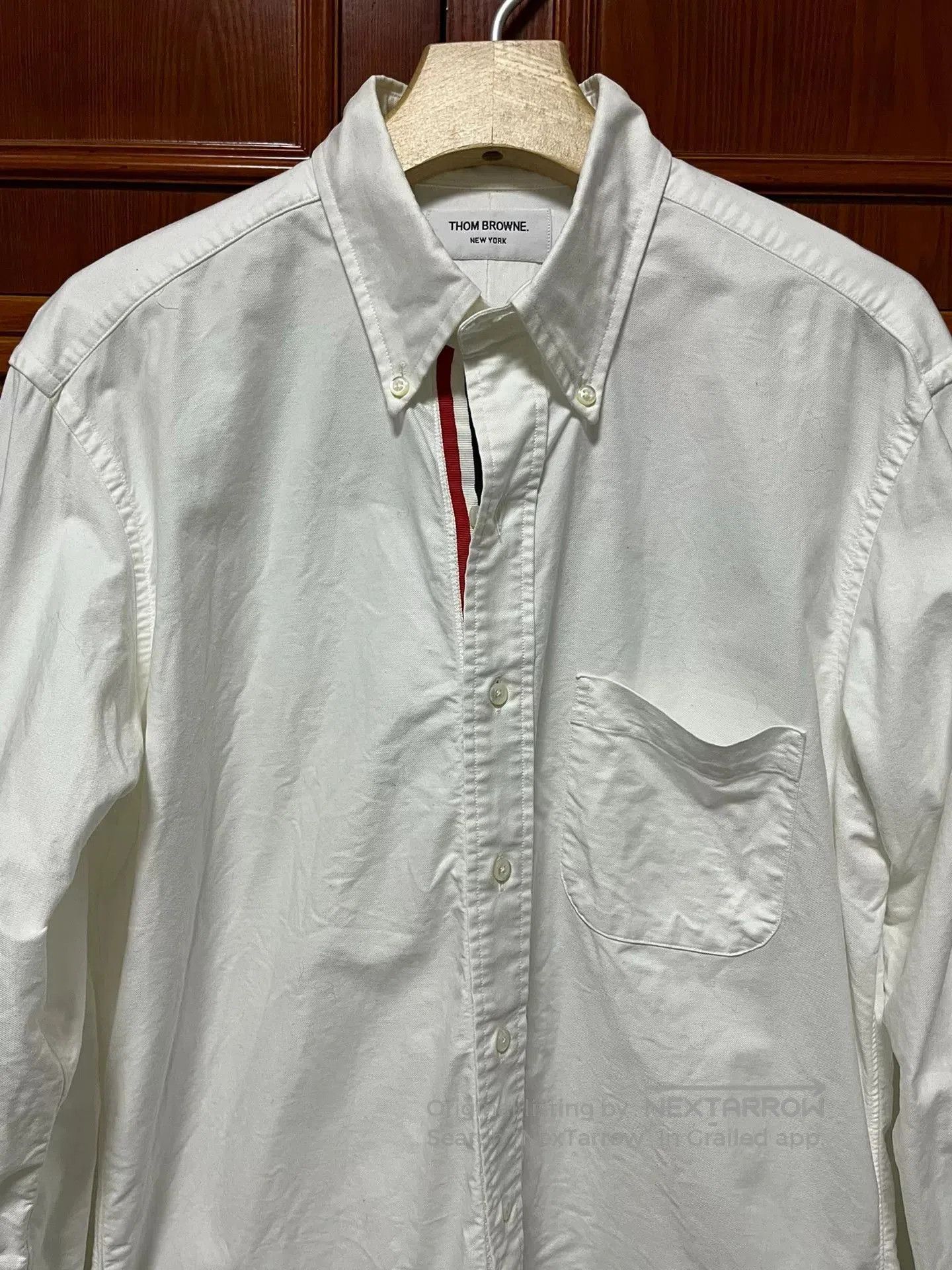 Thom Browne THOM BROWNE Classic Men's Shirt. Size US XL / EU 56 / 4 - 2 Thumbnail