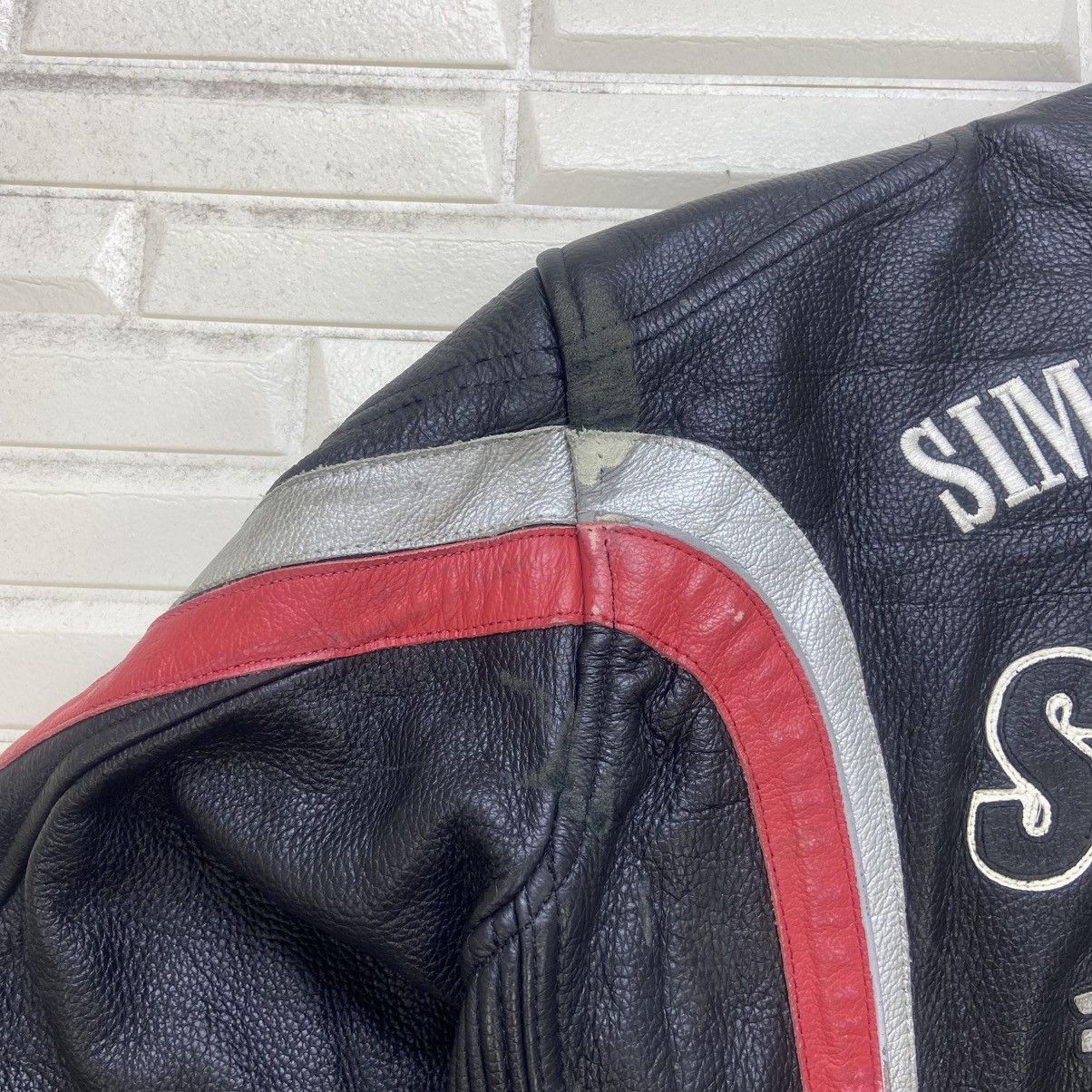 Other Simpson Racing North Carolina U.S.A Leather Biker Jacket Size US S / EU 44-46 / 1 - 20 Thumbnail