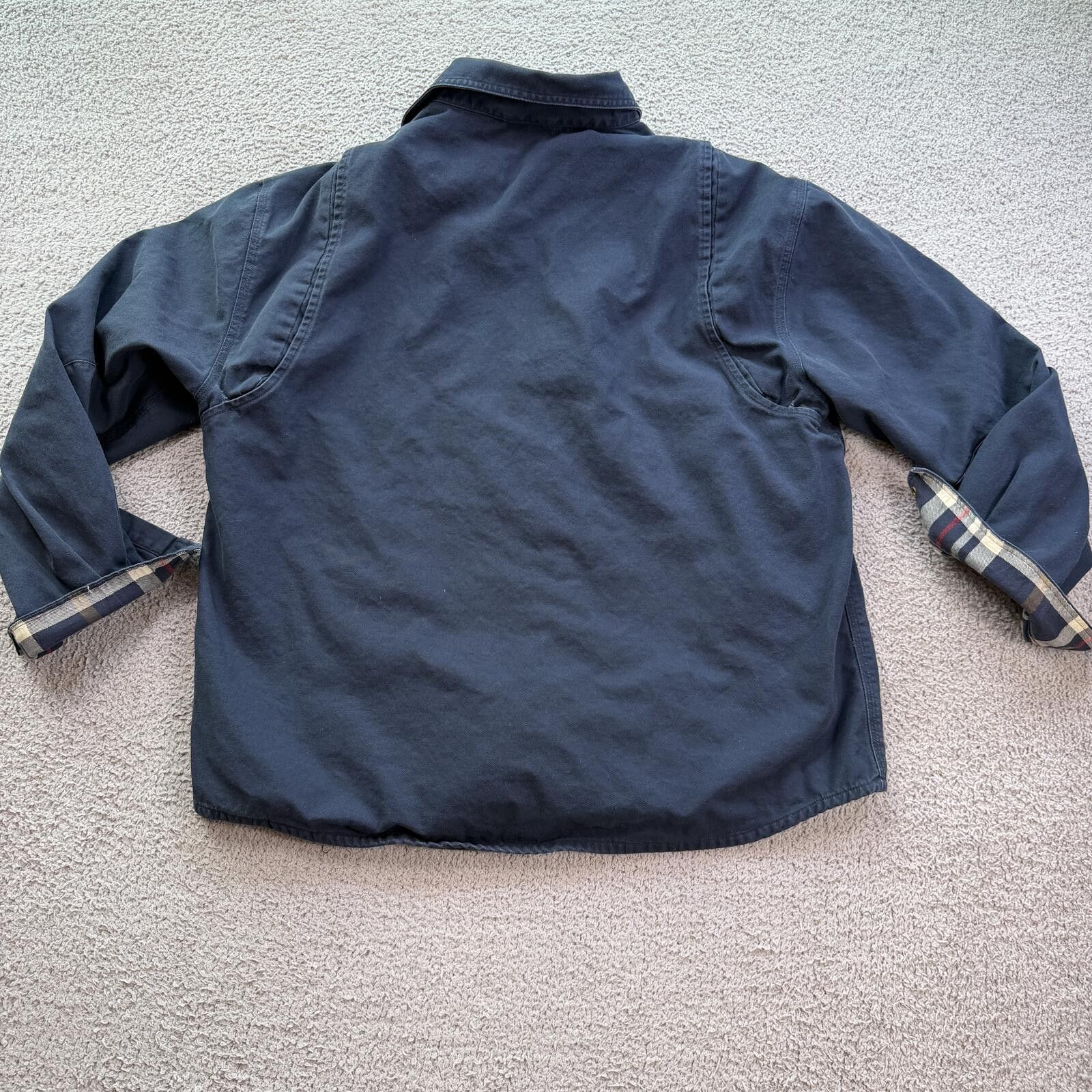 Carhartt Carhartt Flannel Lined Canvas Shirt Jacket Snap Front XL Size US XL / EU 56 / 4 - 2 Thumbnail