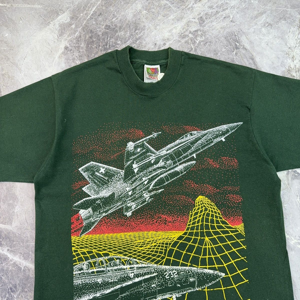 Arts & Science × Vintage Vintage Super Hornet F/A - 18 T shirt USA Military 90s Size US M / EU 48-50 / 2 - 10 Thumbnail