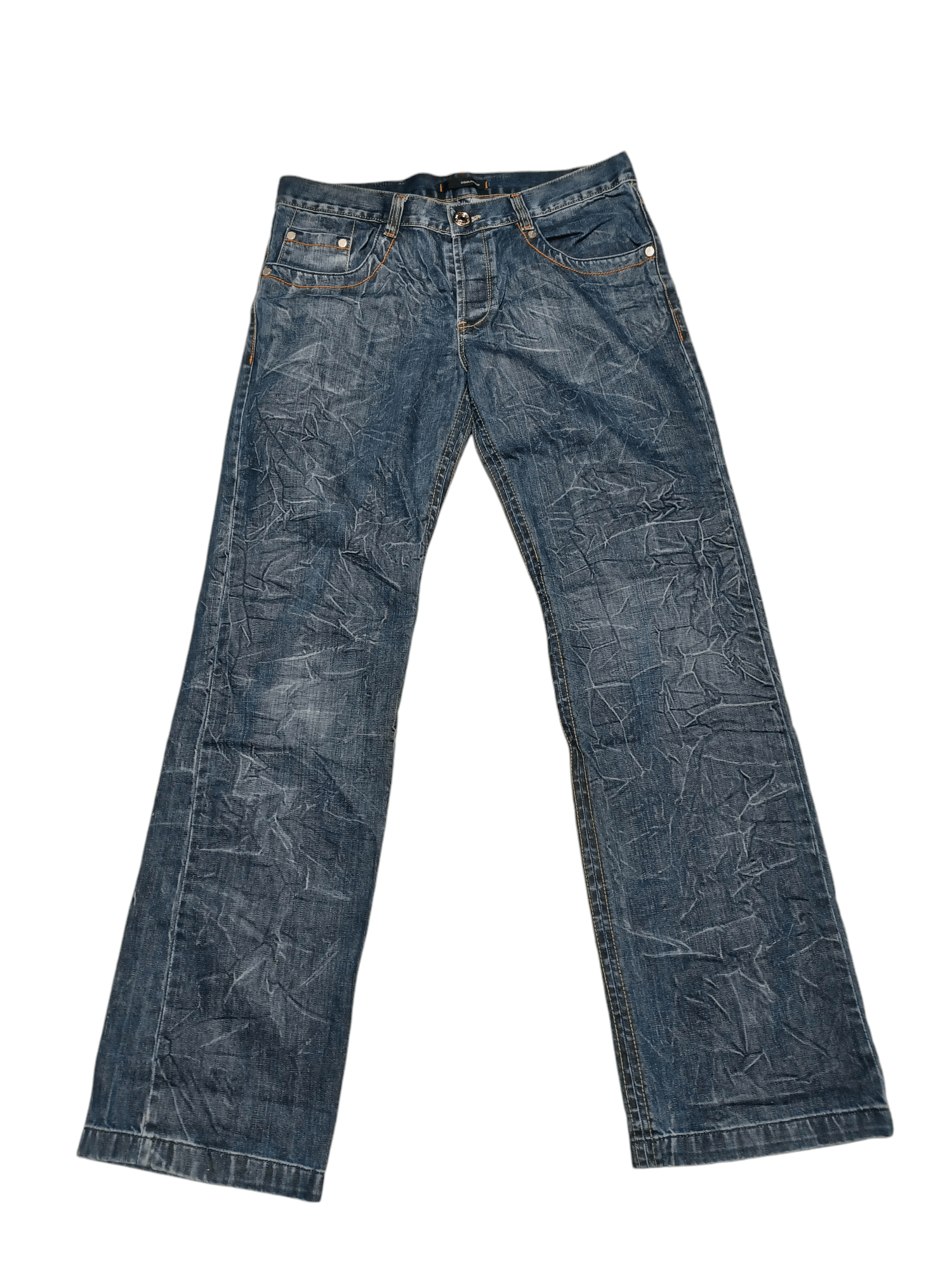 Dsquared2 DSQUARED2 MADE IN ITALY VINTAGE FIRE WASHED JEANS DENIM 33 Size US 33 - 1 Thumbnail