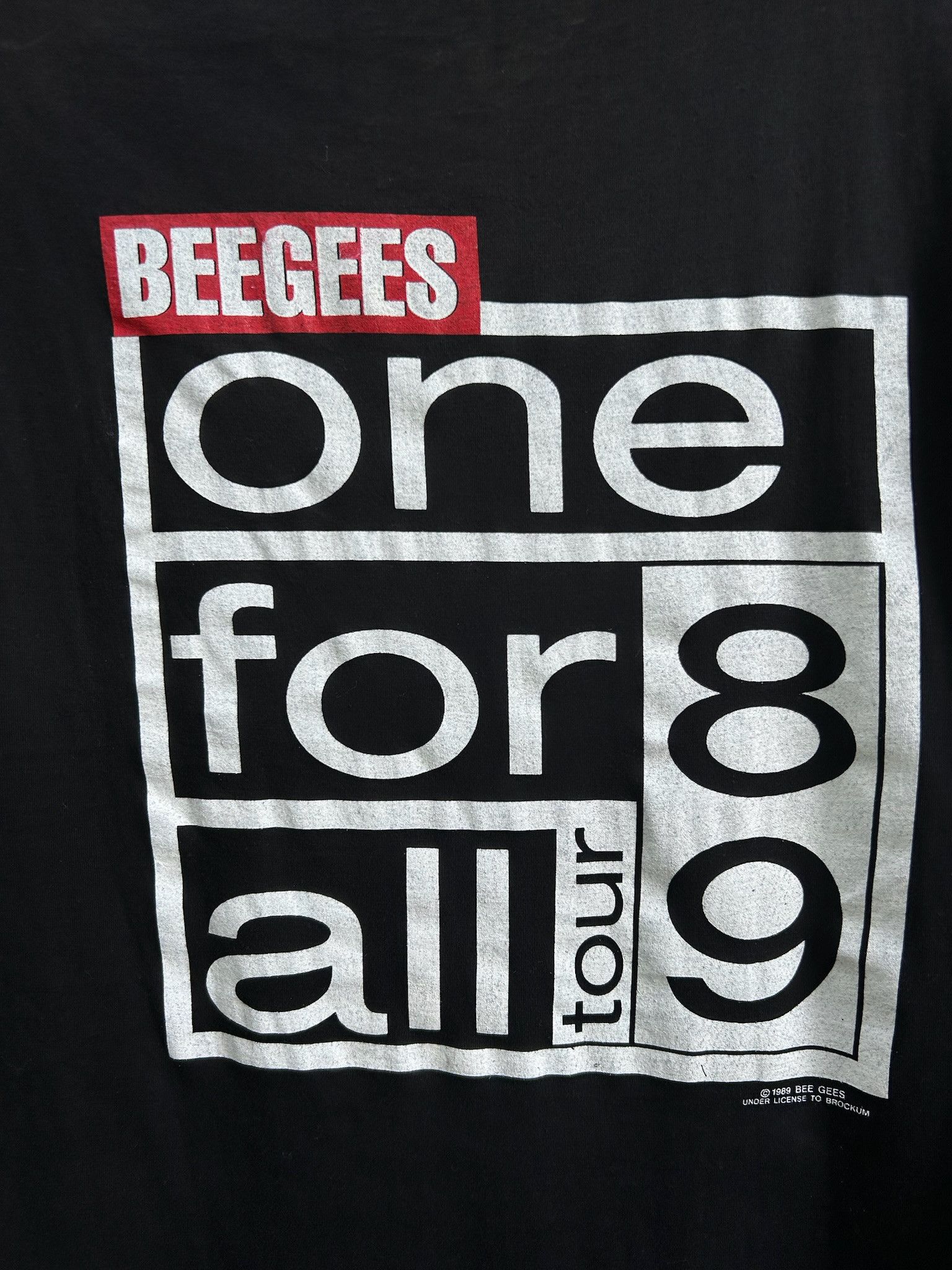 Band Tees Vintage 1989 Bee Gees One For All Tour T-shirt Size US L / EU 52-54 / 3 - 13 Thumbnail