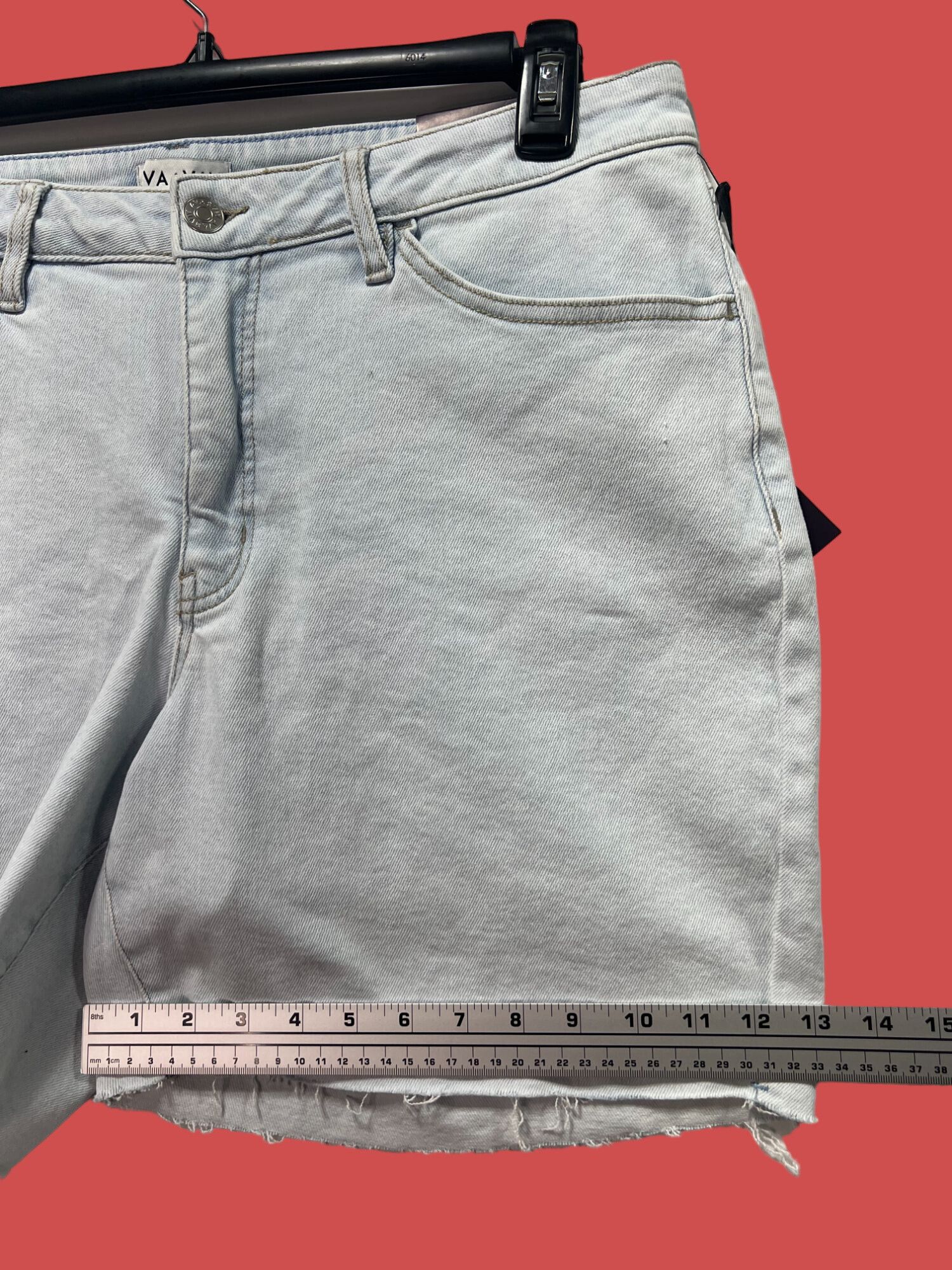 Other Ava & Viv - Women's High-Rise Bermuda Jean Shorts - 7in inse Size 38" / US 16 / IT 52 - 6 Thumbnail