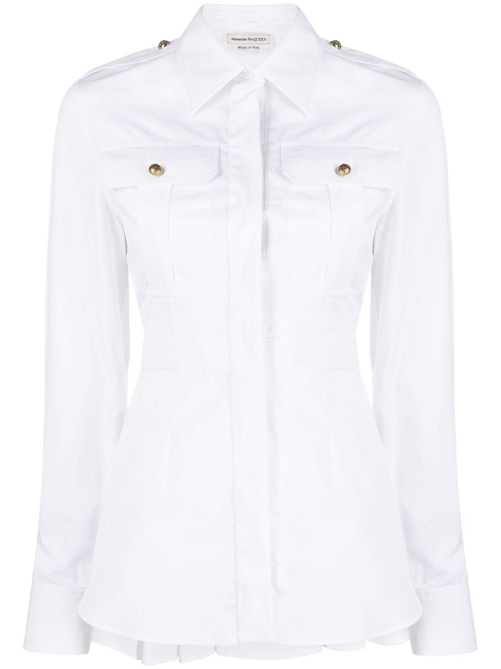 Alexander McQueen ORGANIC COTTON SHIRT Size S / US 4 / IT 40 - 1 Thumbnail